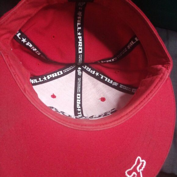 Fox Racing Fox x Honda Racing Fitted Hat Cap Wool Size ONE SIZE - 5 Thumbnail