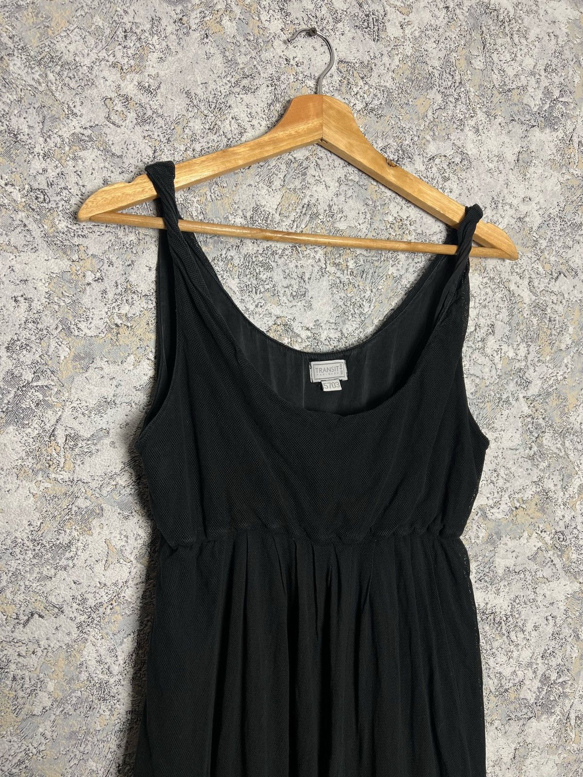 Transit × Transit Uomo × Vintage Vintage Transit Par Such Avant-Garde Silk Tank Dress Size 4 Size S / US 4 / IT 40 - 2 Thumbnail