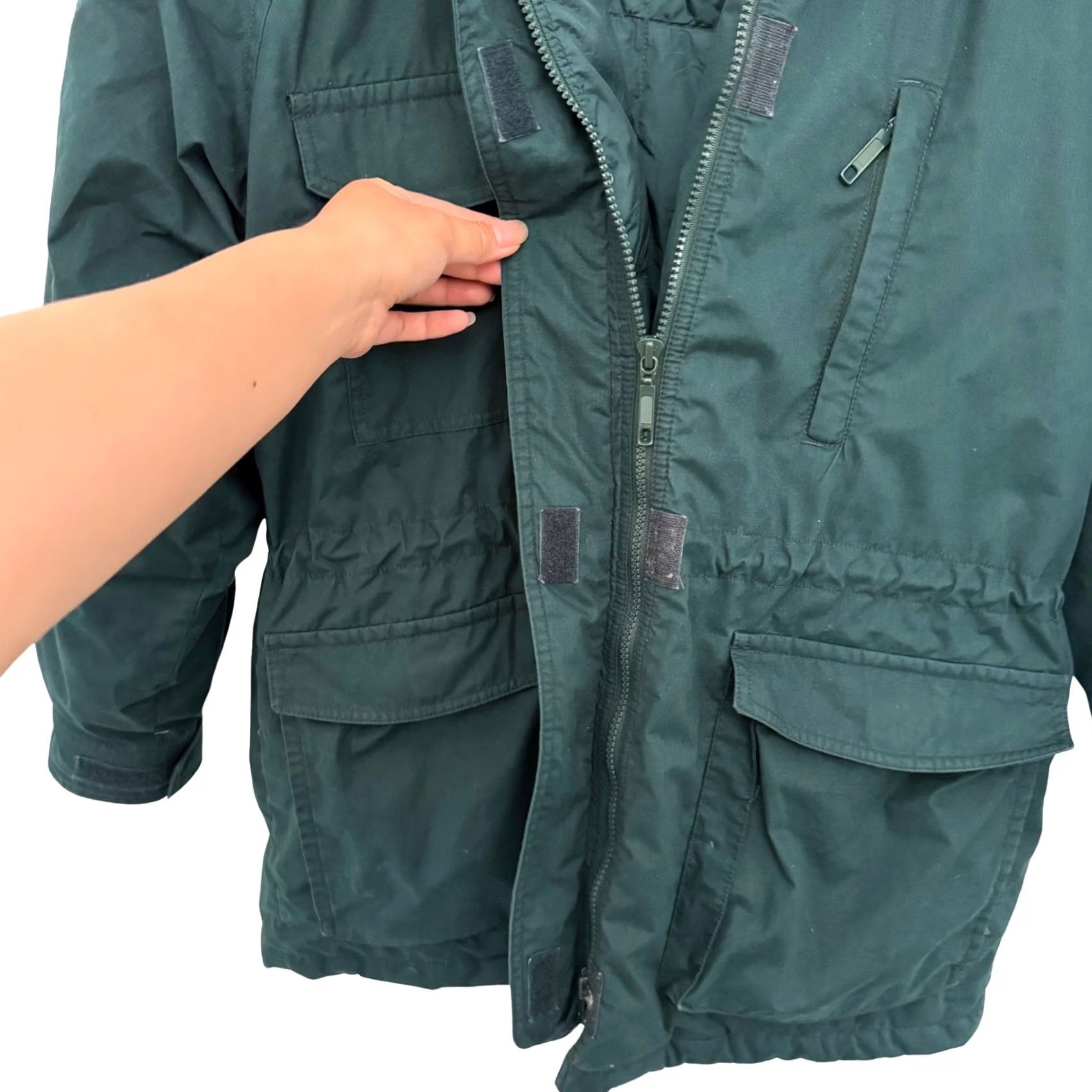 Eddie Bauer VINTAGE Eddie Bauer Snowline Goose Down Puffer Jacket Coat '90s Ski - Medium Womens Green Size M / US 6-8 / IT 42-44 - 3 Thumbnail
