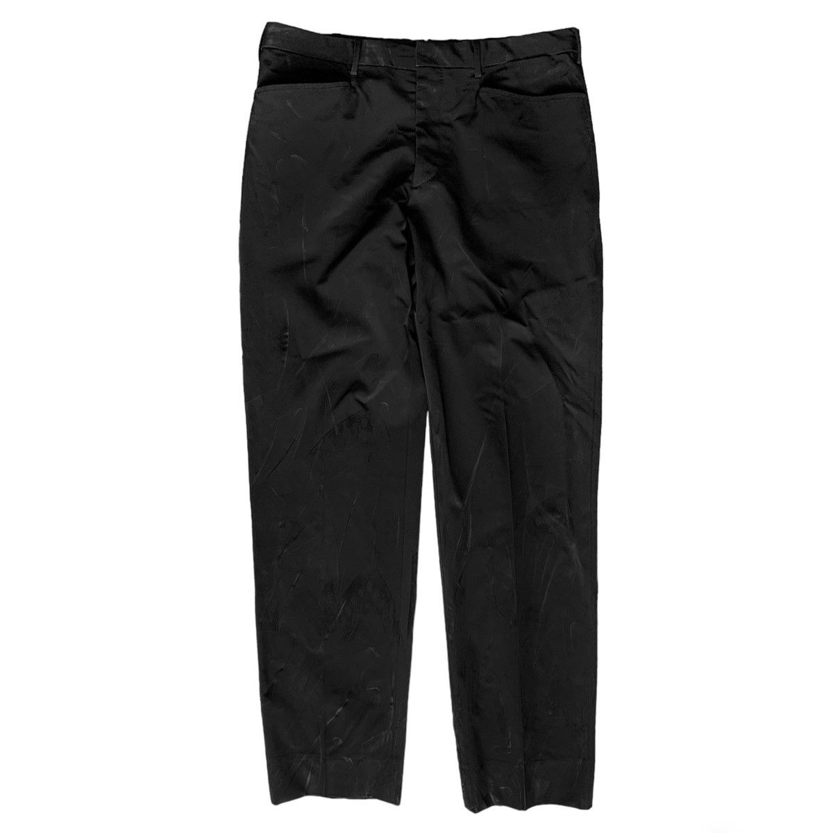 Prada 🧿stretch polyester scorched casual pants/trousers black Size US 34 / EU 50 - 1 Thumbnail