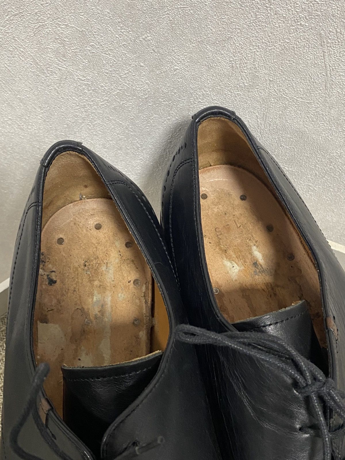 Floris van Bommel Van Bommel Split-toe Black Leather Derby Shoes Size US 11 / EU 44 - 5 Thumbnail