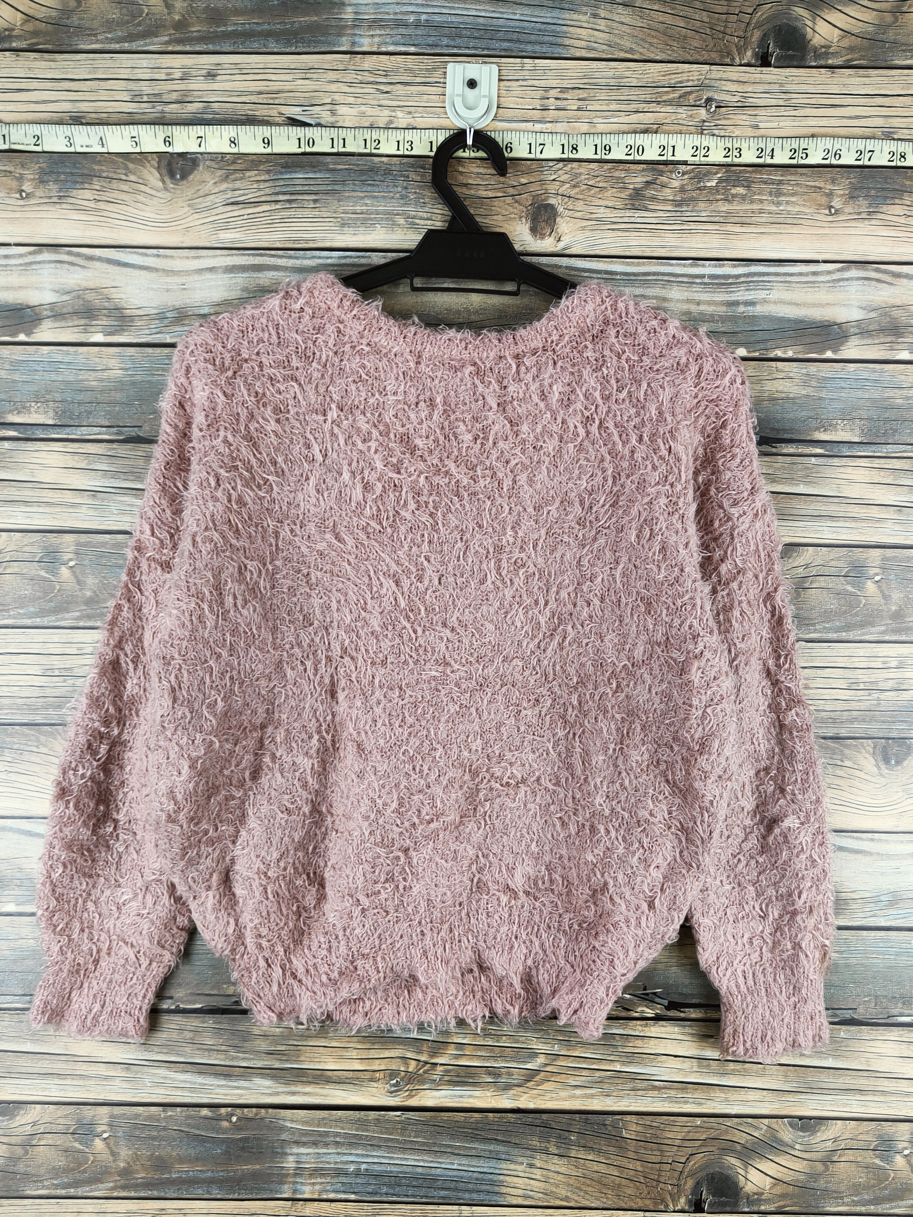 Japanese Brand DL Ingni Dark Peach Fur Mohair Knitwear #46-544 Size M / US 6-8 / IT 42-44 - 7 Thumbnail