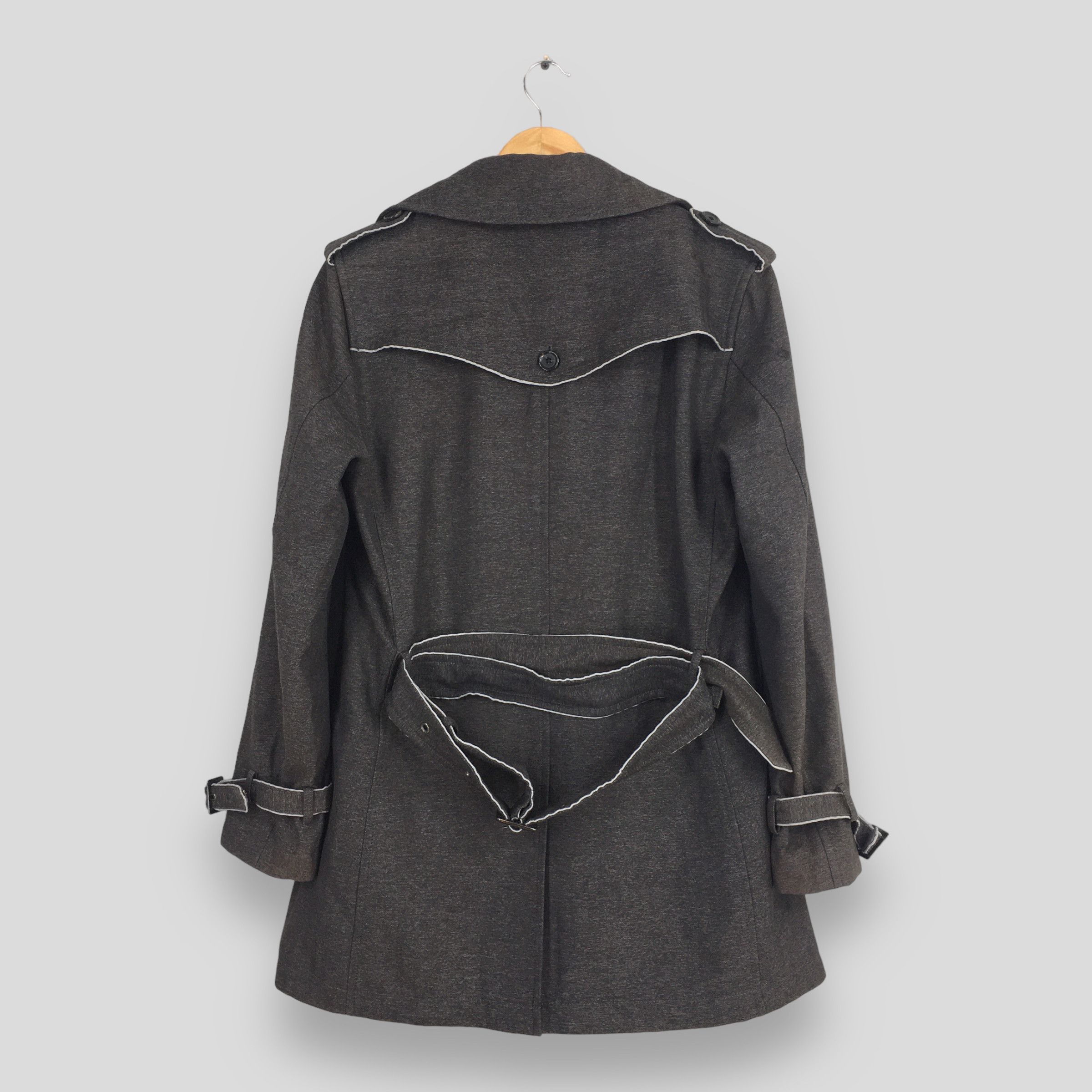 Katharine Hamnett London × Le Grande Bleu (L.G.B.) × Vintage Vintage Katharine Hamnett London Women Long Jacket Medium Size M / US 6-8 / IT 42-44 - 8 Thumbnail