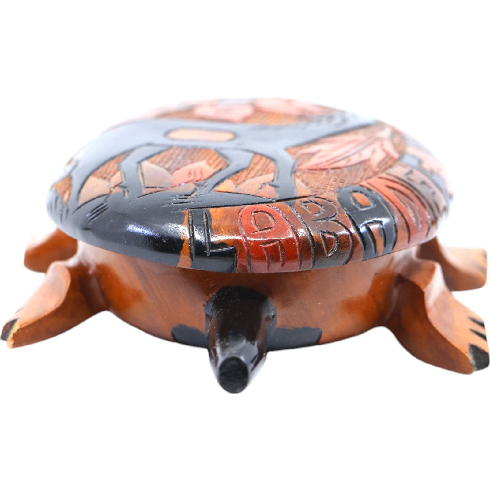 Other Labadee Haiti Wood Carved Turtle Jewelry Box Size ONE SIZE - 5 Thumbnail