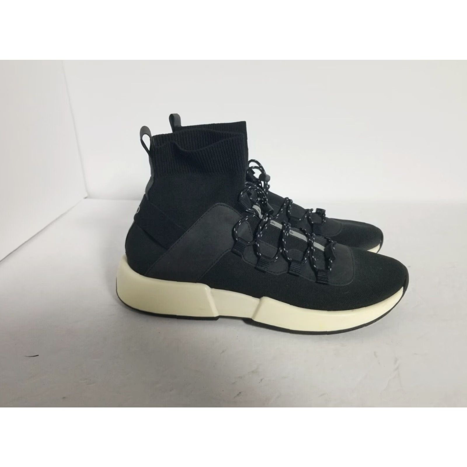 Alo Yoga ALO YOGA Velocity Wanderer Sneaker Shoes Black White High Top Size 10 Women's Athletic Shoe Size L / US 10 / IT 46 - 2 Thumbnail