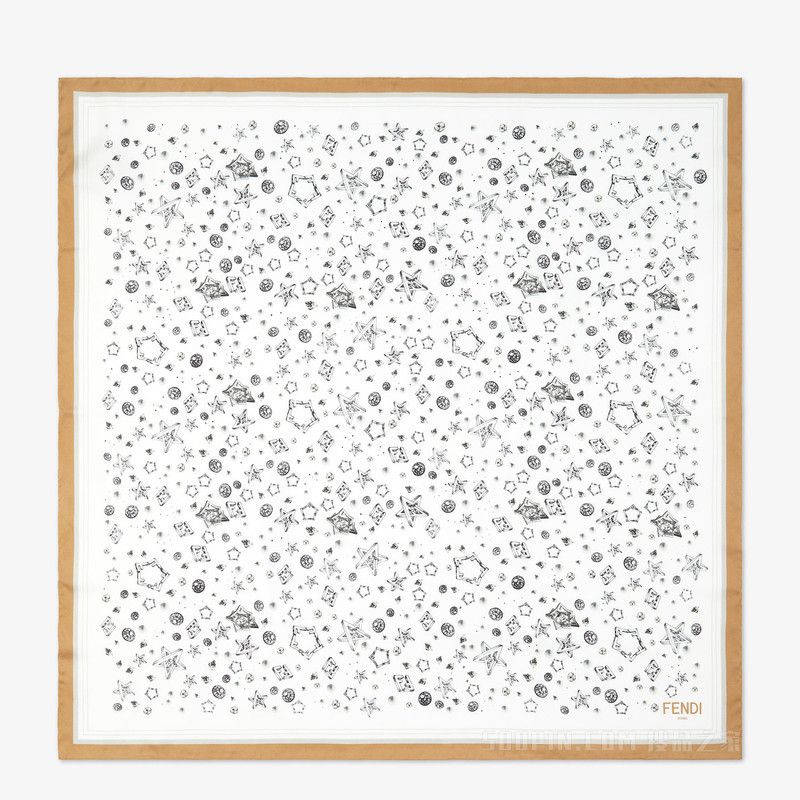 Fendi o1loc1c0824 Size: OS / Scarf in White Size ONE SIZE - 1 Preview