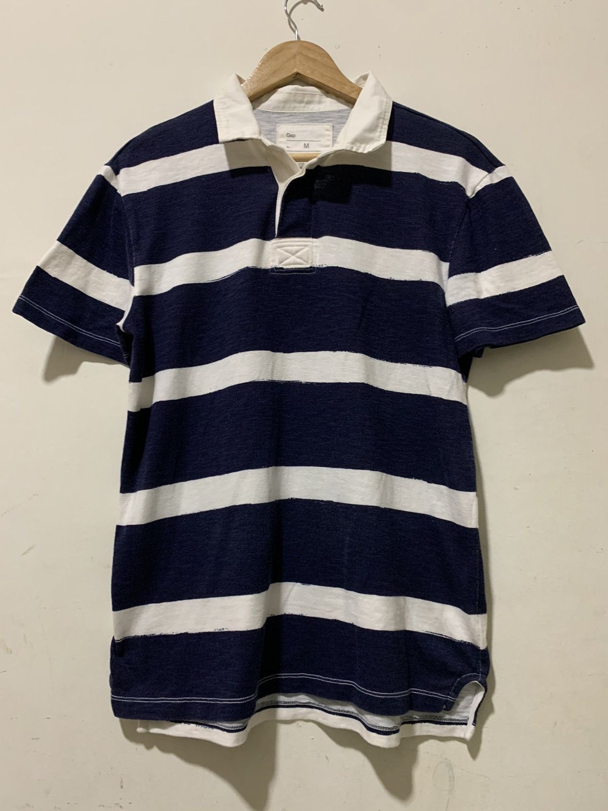 Gap Vintage Y2K Gap Polo Shirt Mens Striped Size US M / EU 48-50 / 2 - 2 Thumbnail