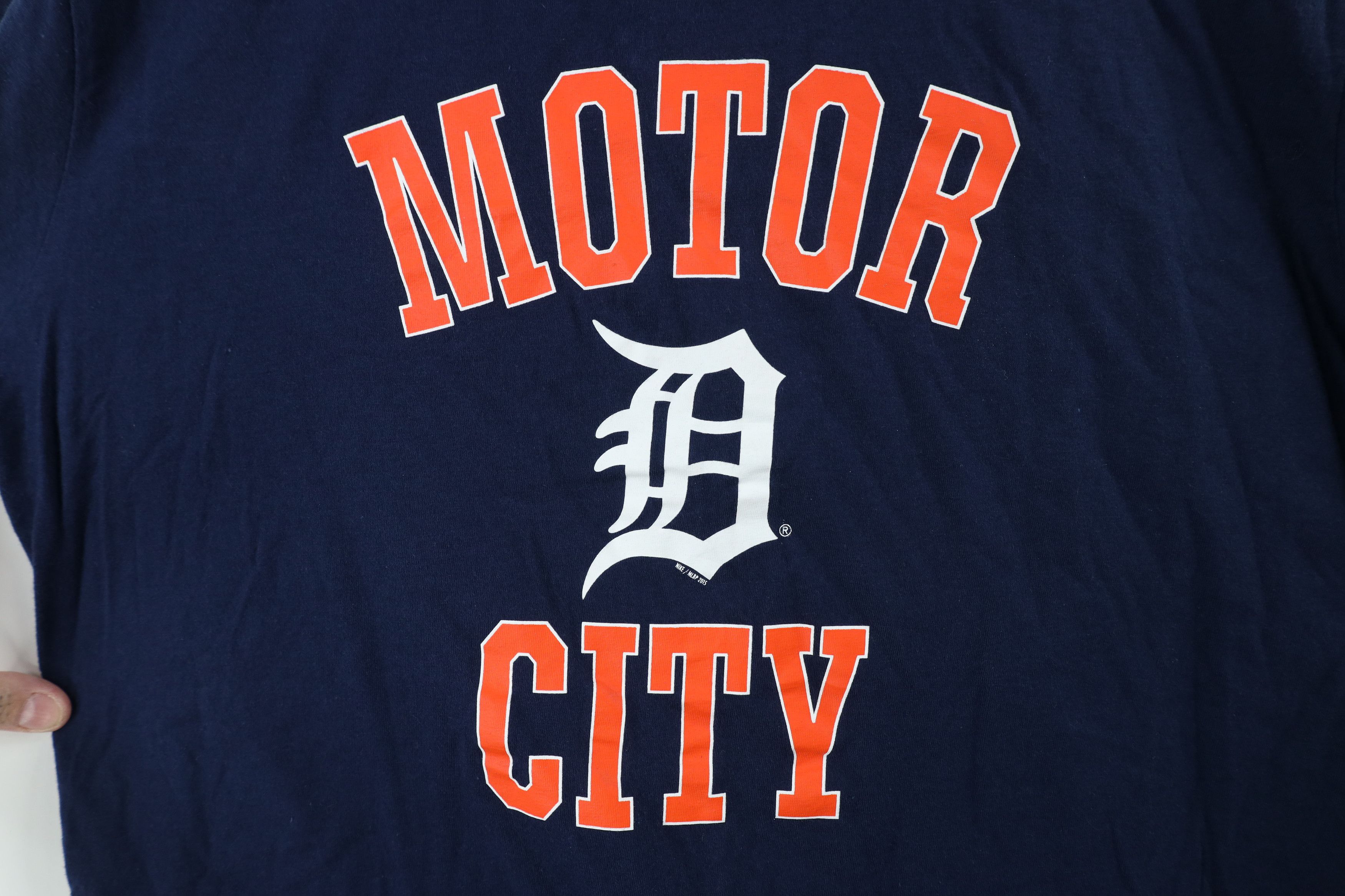 Nike × Vintage Nike Motor City Detroit Tigers Baseball Short Sleeve T-Shirt Size US L / EU 52-54 / 3 - 5 Thumbnail