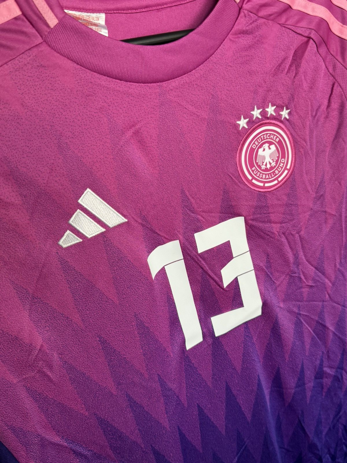 Adidas KIDS New Germany 2024 Away Muller Football Jersey T-Shirt Size US S / EU 44-46 / 1 - 4 Thumbnail
