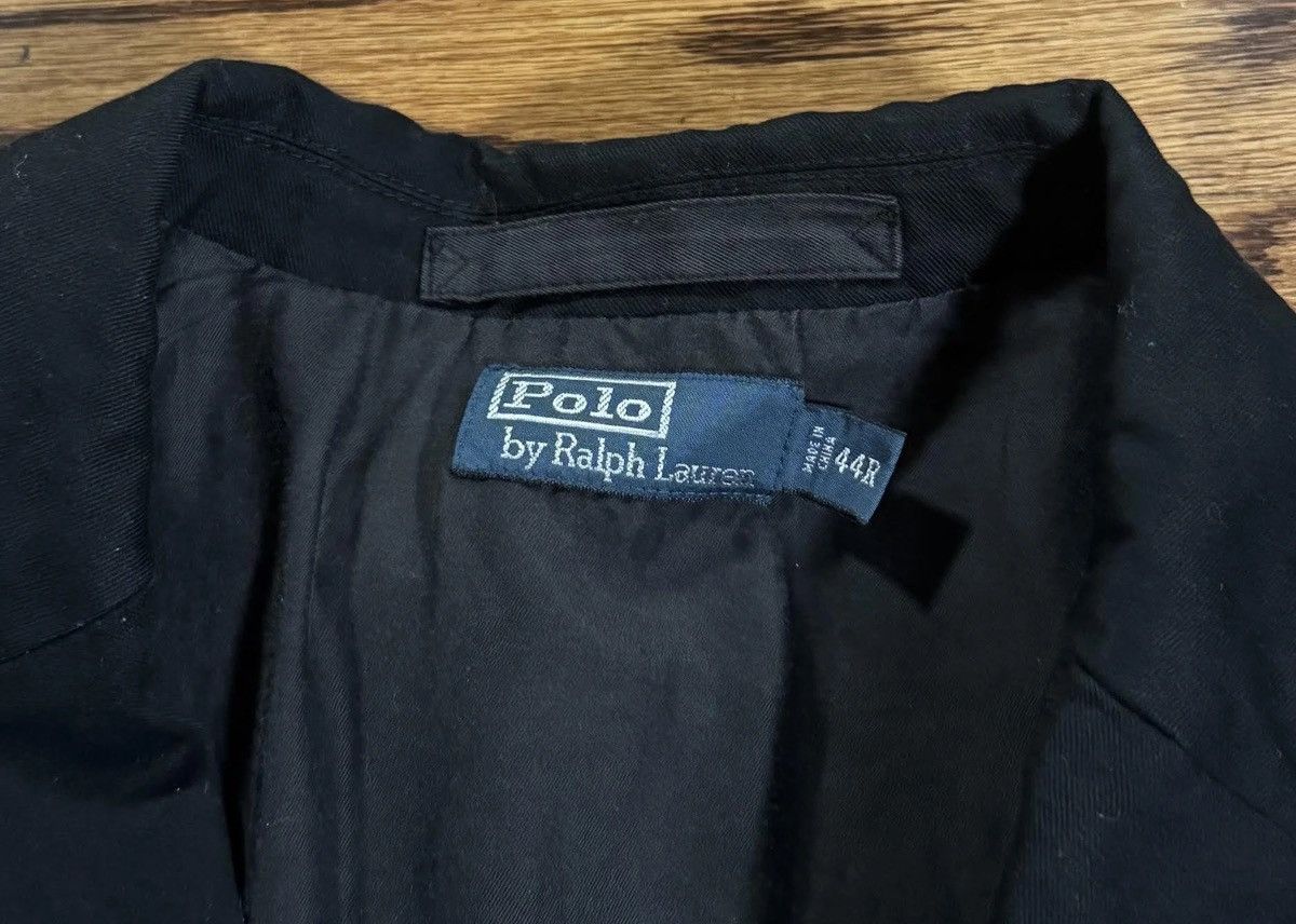 Polo Ralph Lauren Polo Ralph Lauren Three Pocket Black Blazer (Size 44R) Size 44R - 2 Thumbnail