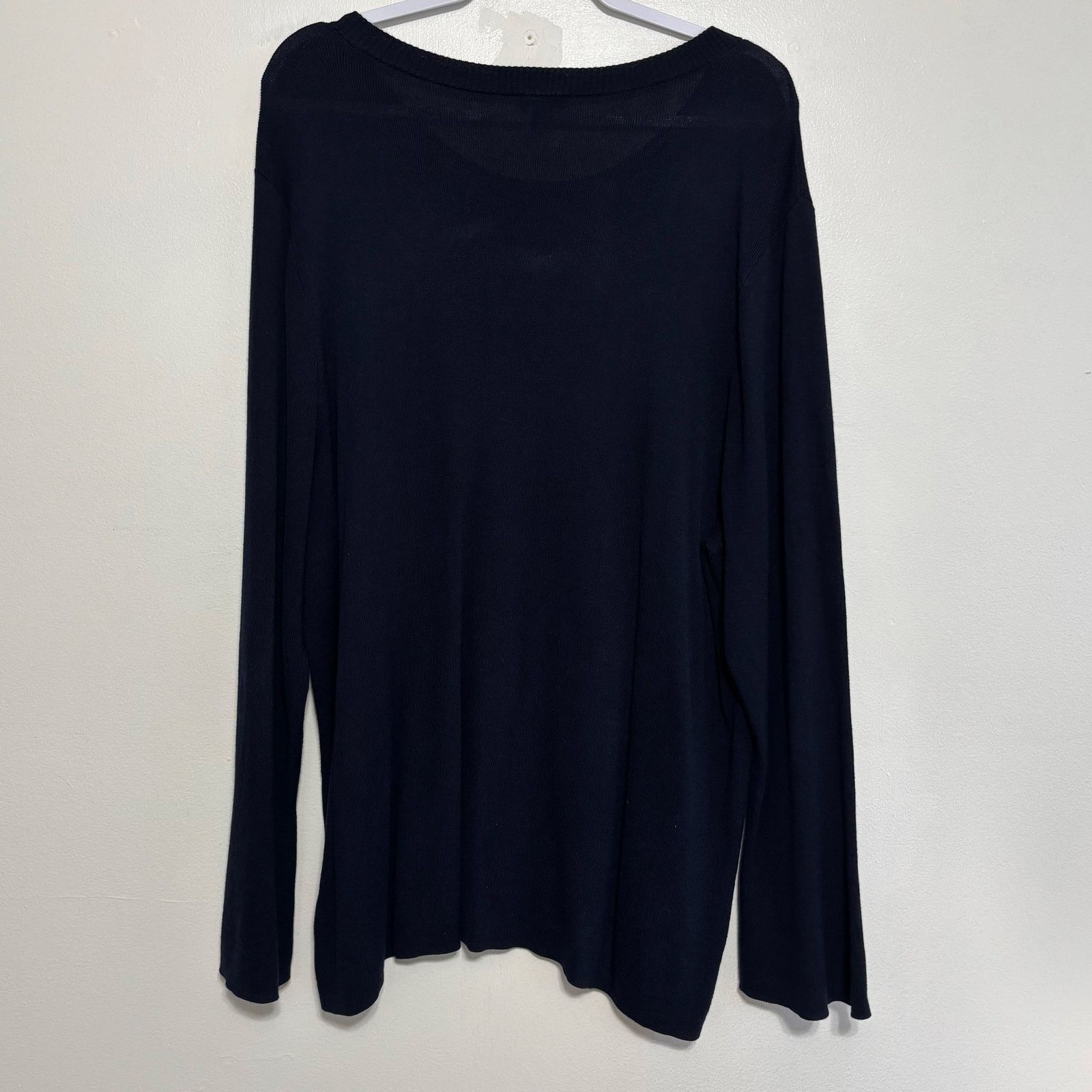 Other Talbots Navy Blue Pullover Sweater Crew Neck Size 3X Size 3XL / US 20-22 - 2 Thumbnail