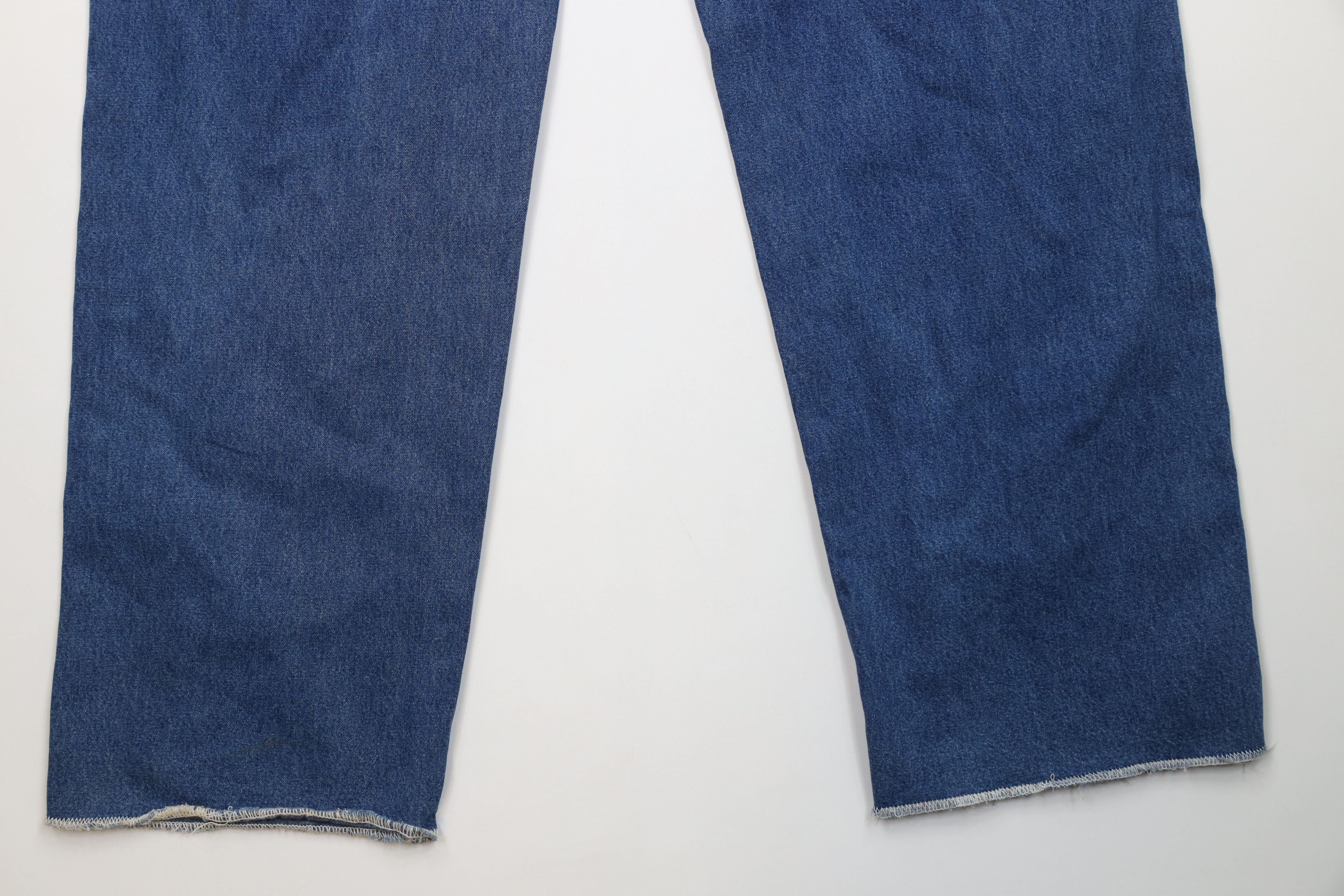 Dickies Vintage 90s Dickies Spell Wide Leg Dungaree Jeans Blue USA Size US 44 / EU 60 - 12 Thumbnail