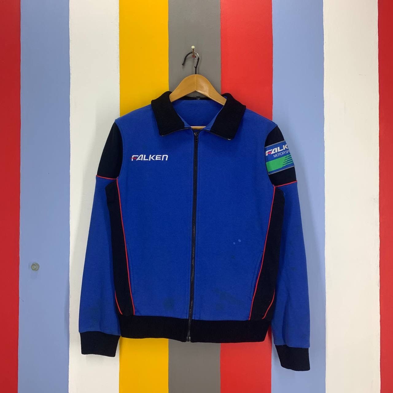 Vintage Vintage FALKEN MOTORSPORT Zipper Jacket/Sweatshirt #2471/AM Size US L / EU 52-54 / 3 - 7 Thumbnail