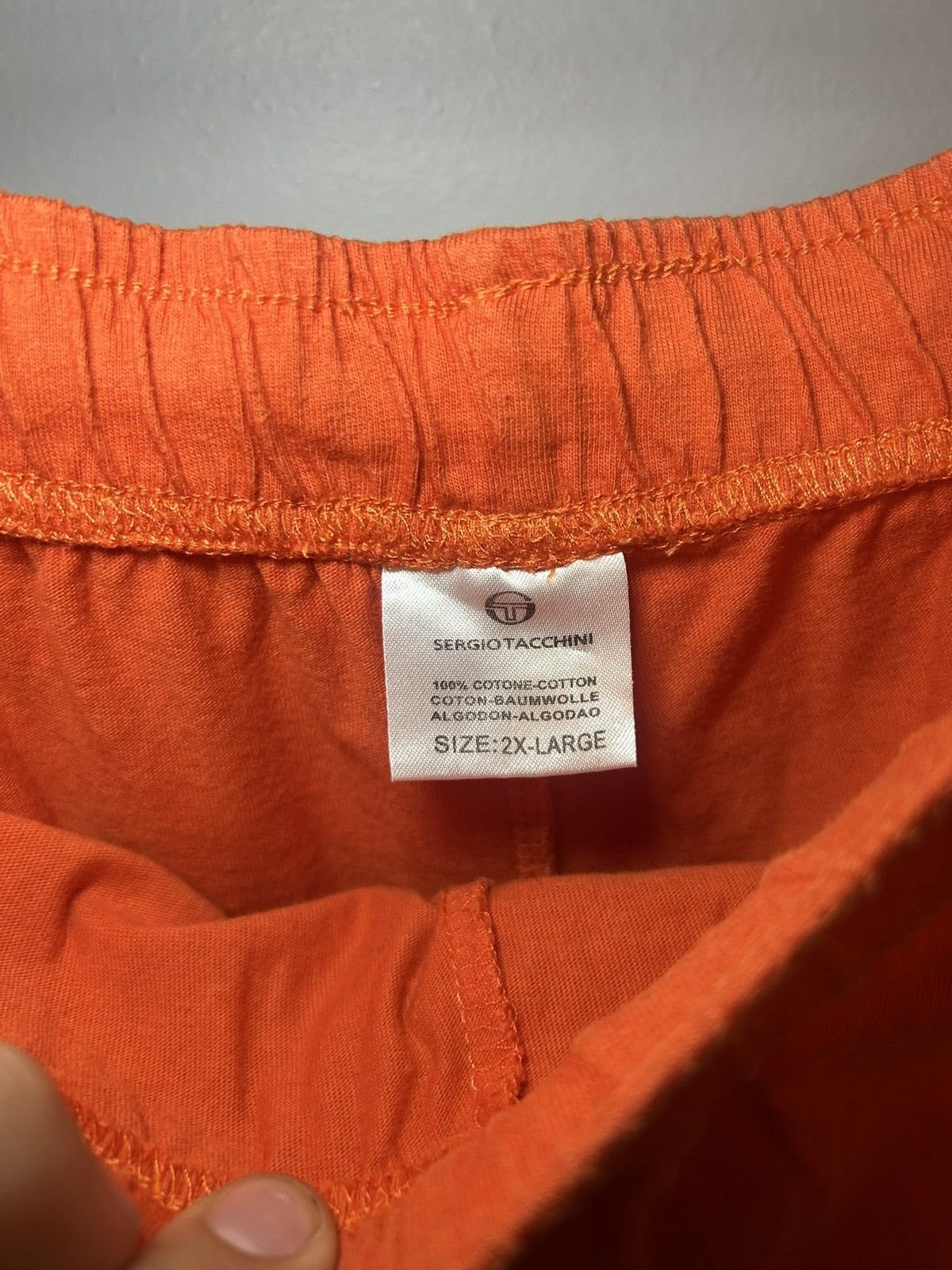 Sergio Tacchini Sergio Tacchini light cotton lounge logo shorts Size US 32 / EU 48 - 3 Thumbnail