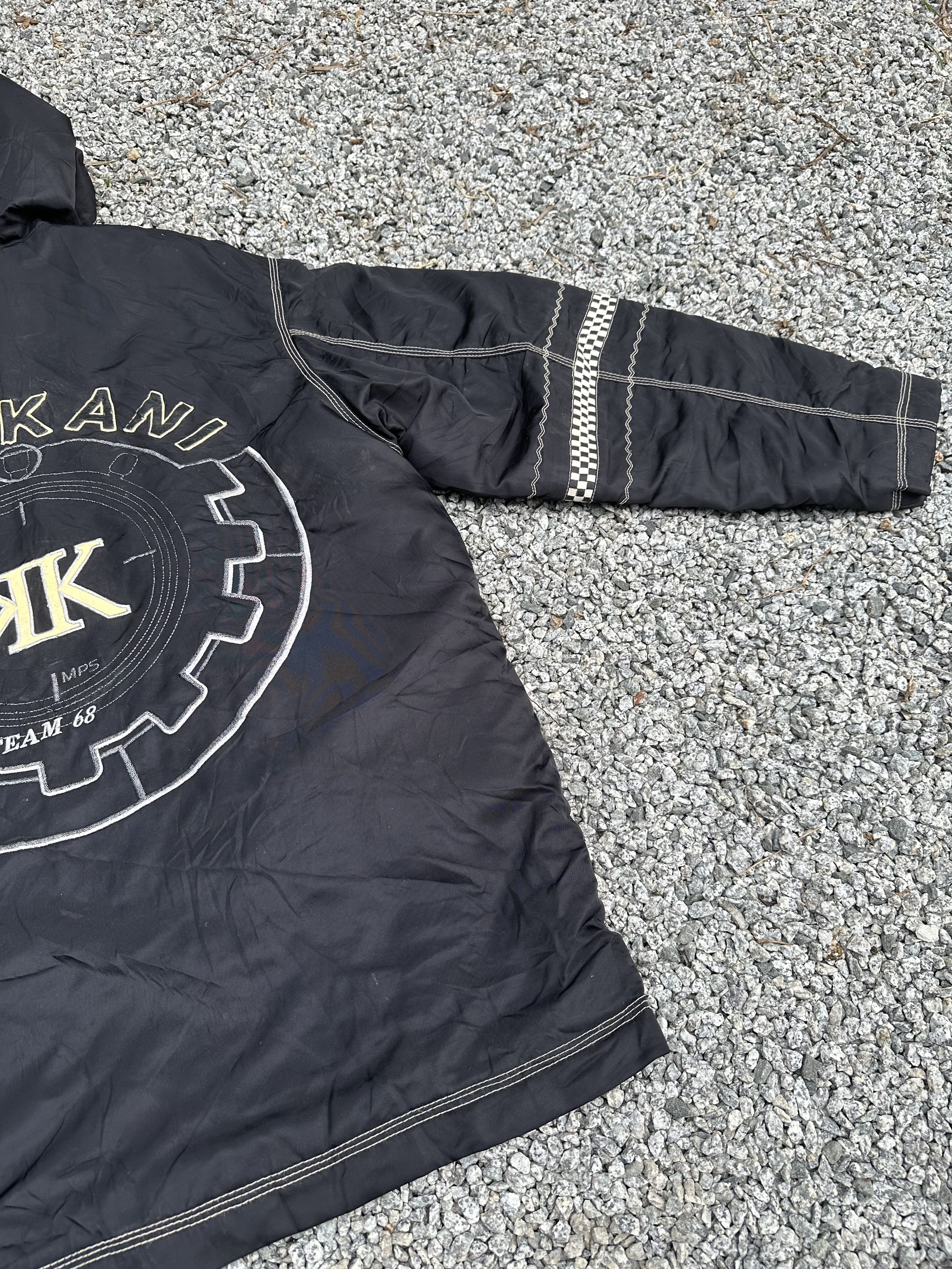 Karl Kani Vintage 90s Karl Kani 68 Leather Racing Team Jacket Size US L / EU 52-54 / 3 - 13 Thumbnail