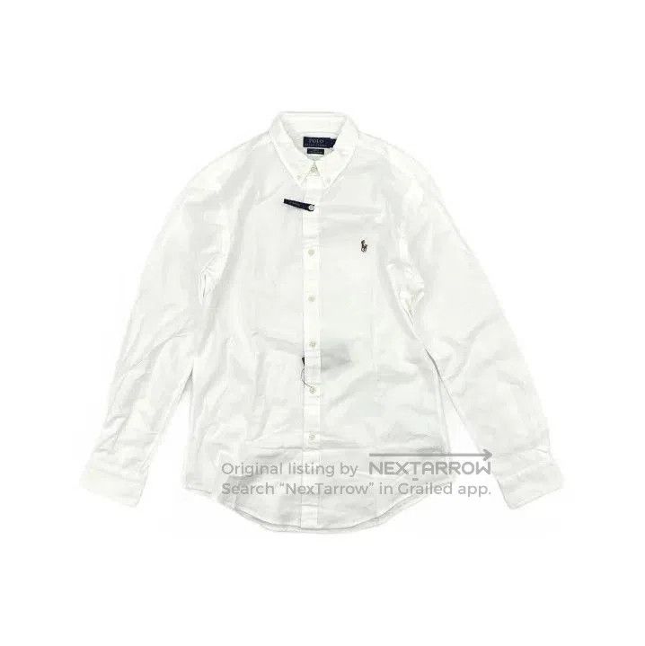 Polo Ralph Lauren Polo Ralph Lauren Men's White Logo Embroidered Button Shirt Size US M / EU 48-50 / 2 - 2 Thumbnail