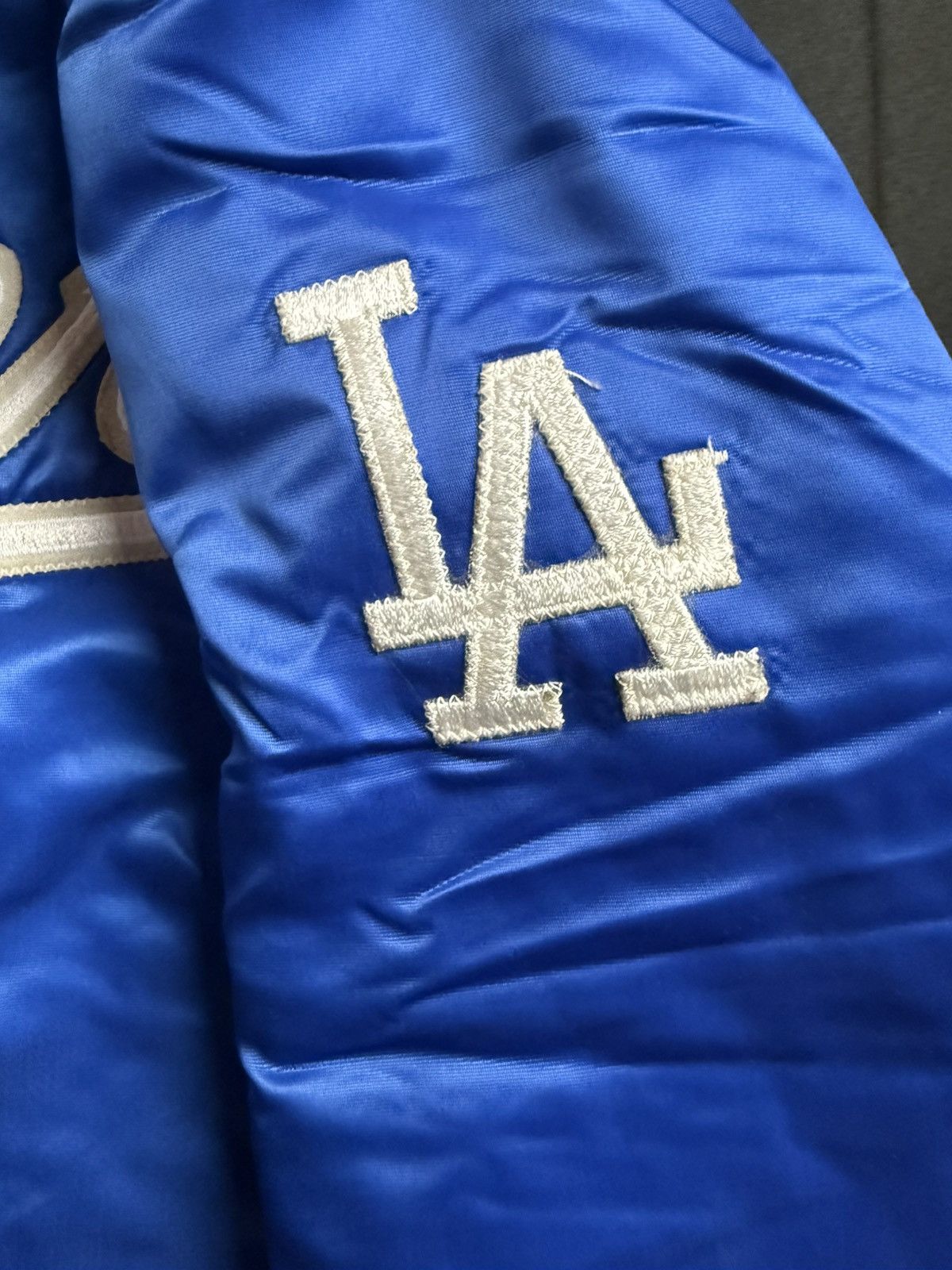 Starter Extremely Rare 90s LA Dodgers Bomber Jacket By Starter XXL Size US XXL / EU 58 / 5 - 6 Thumbnail
