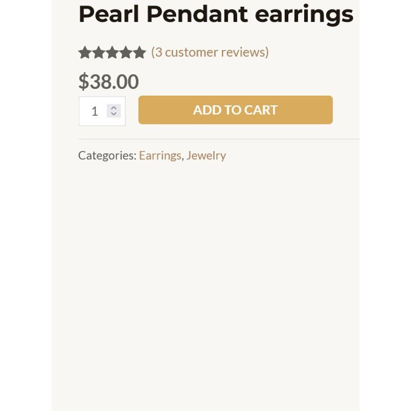 Other Ramla Pearl Pendant Drop Earrings NWT Size ONE SIZE - 3 Thumbnail