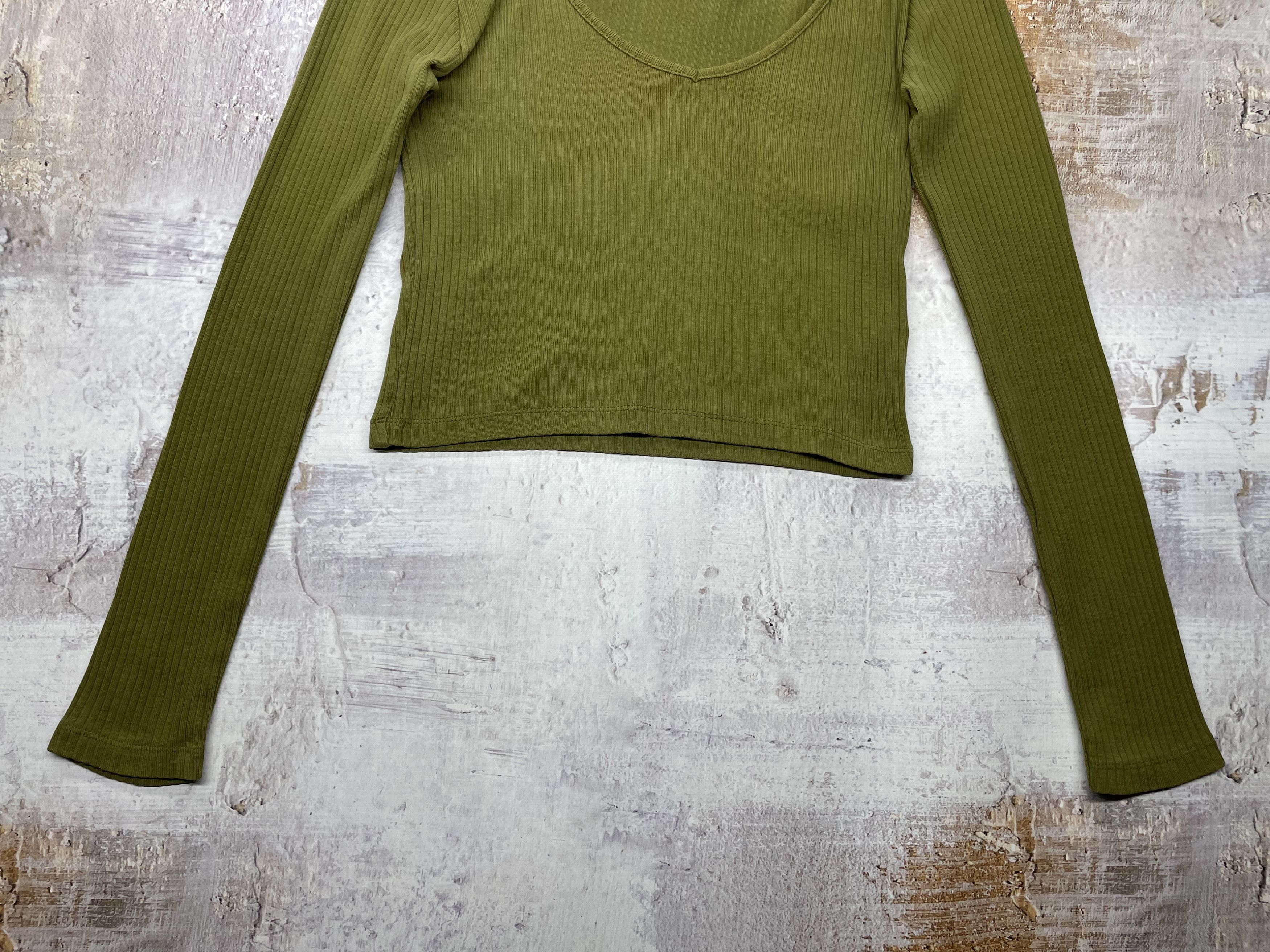 Vintage Vintage Crop Top Long Sleeve Women’s Size S Size S / US 4 / IT 40 - 4 Thumbnail