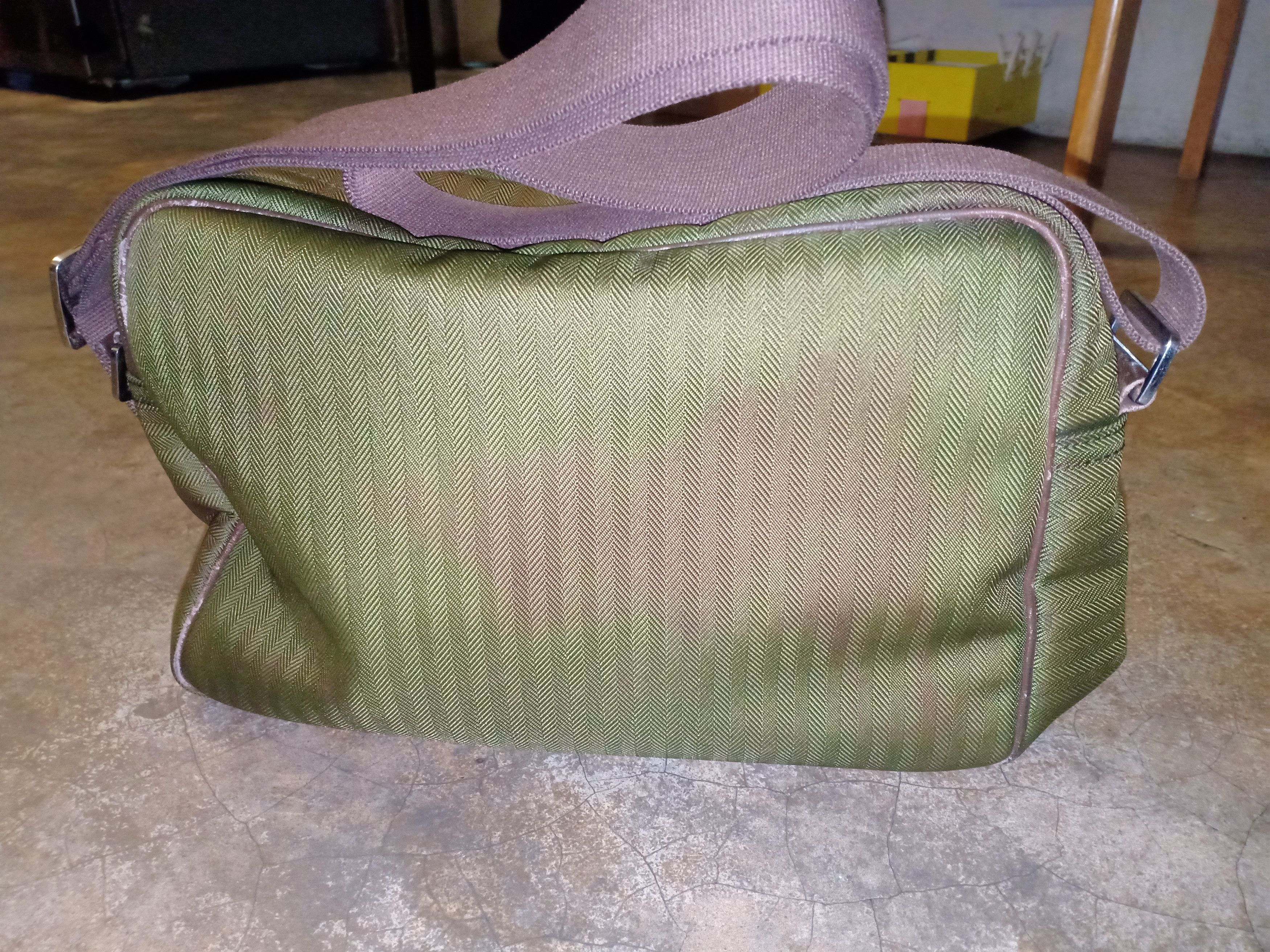 Hermes Original Hermes Steve Limited Edition Nylon Olive Green Size ONE SIZE - 19 Thumbnail
