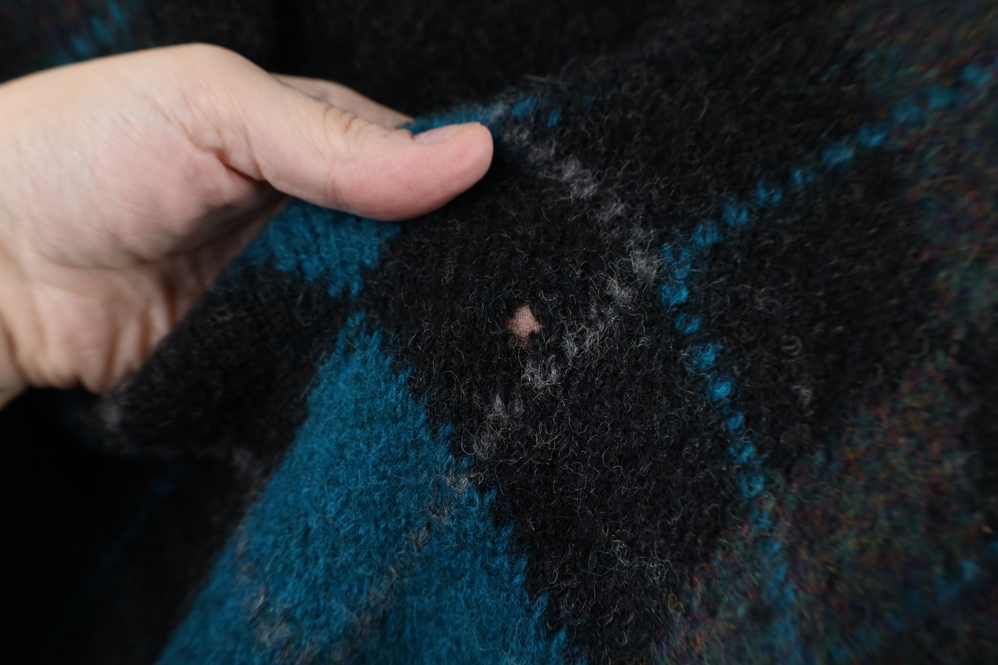Vintage Vintage 90s Streetwear Heavyweight Shetland Wool Sweater Size L / US 10 / IT 46 - 5 Thumbnail