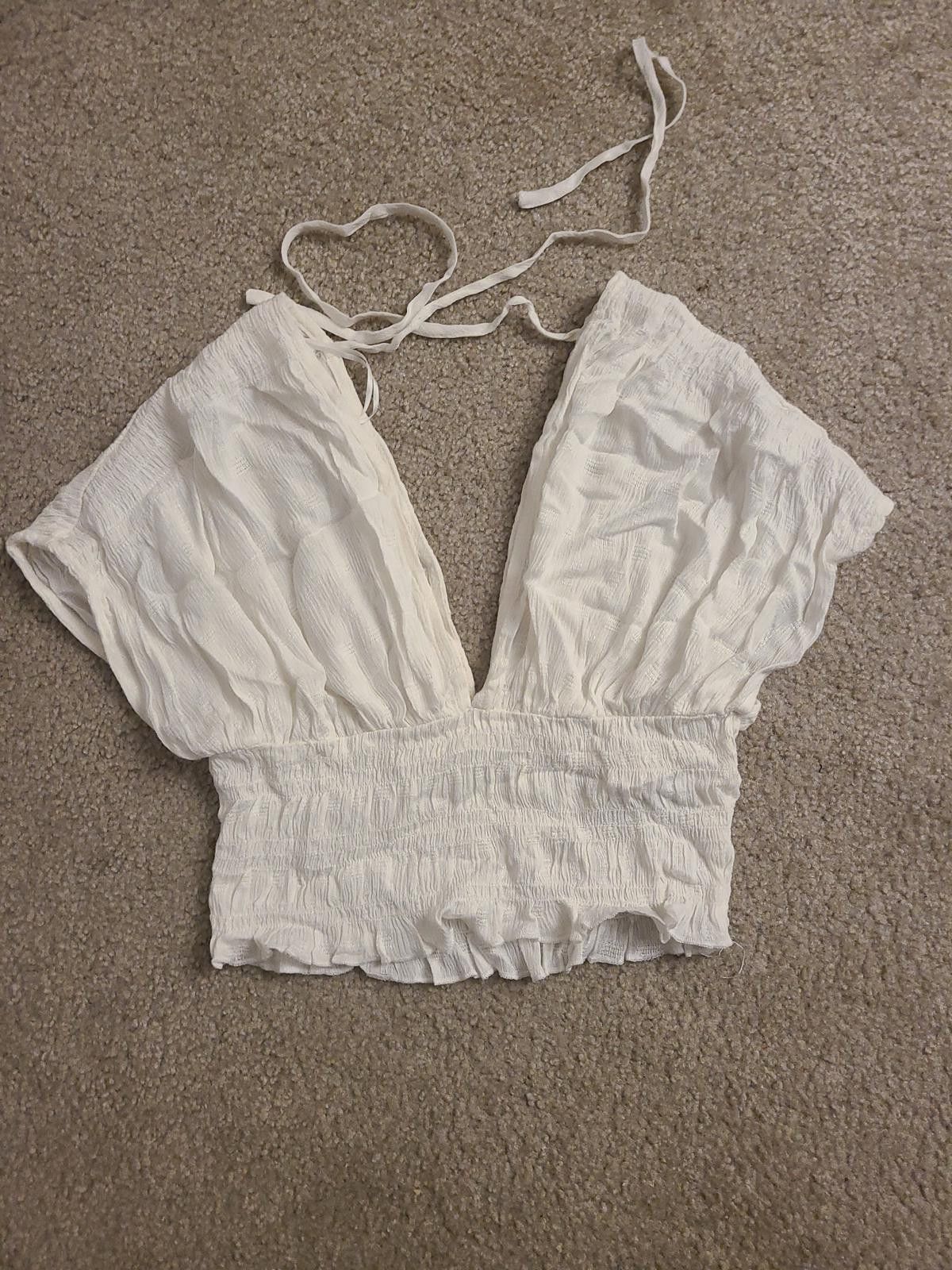 Other LUSH Crop Tie Back Blouse Size S / US 4 / IT 40 - 1 Thumbnail