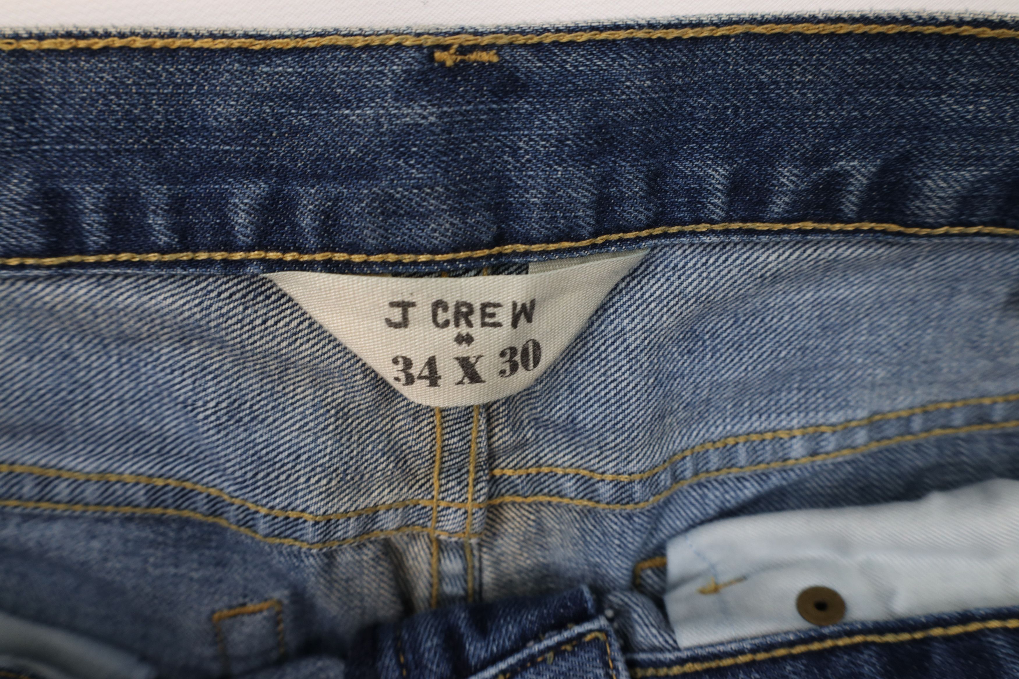 J.Crew Vintage Y2K J Crew Loose Fit Wide Leg Denim Jeans Blue Size US 34 / EU 50 - 8 Thumbnail