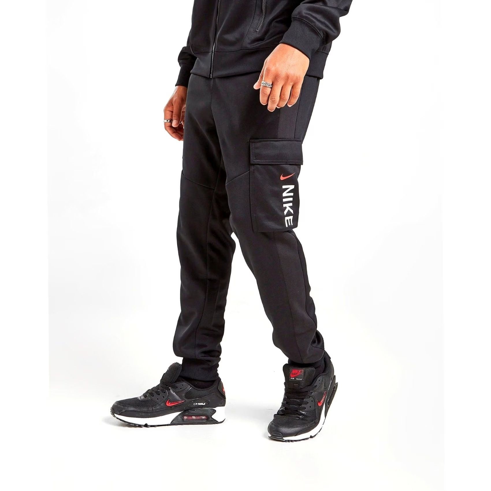 Nike VINTAGE Nike Tech Sweatpants Mens M Joggers Sportswear Sweatpants Cargo Size US 31 - 2 Thumbnail
