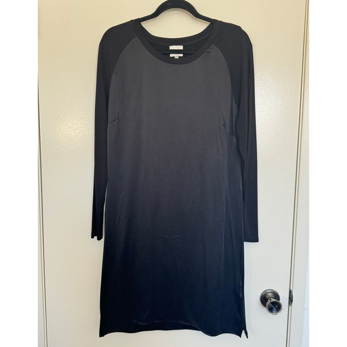 Reiss Reiss "Zaria" Long Sleeve Black Silk Dress Size 10 Size L / US 10 / IT 46 - 2 Thumbnail