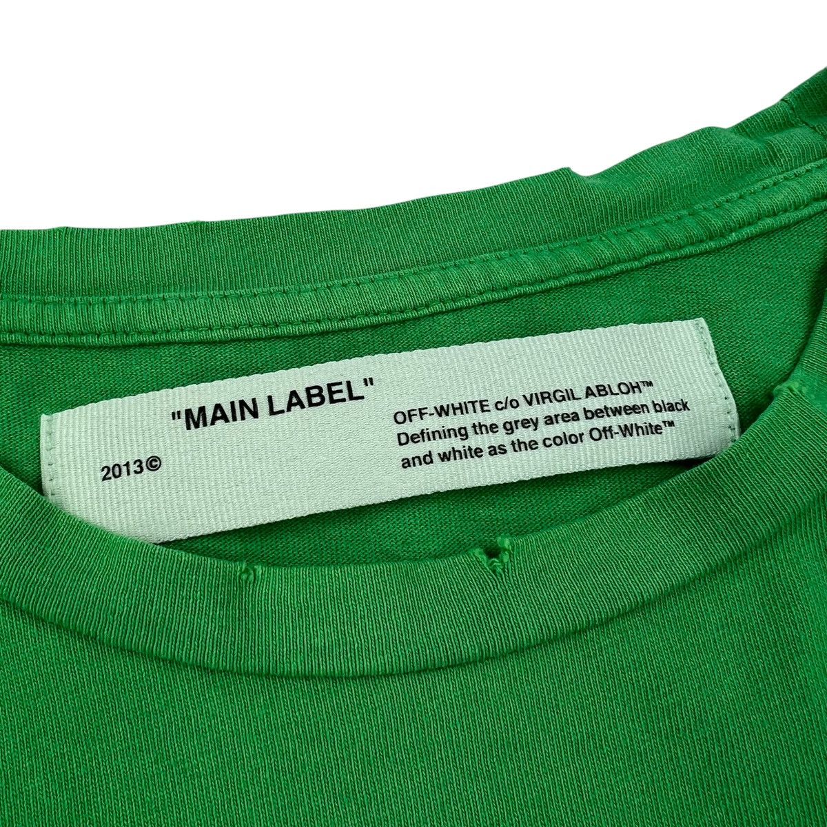 Off-White Off-White Impressionism Green T Shirt Size US M / EU 48-50 / 2 - 4 Thumbnail