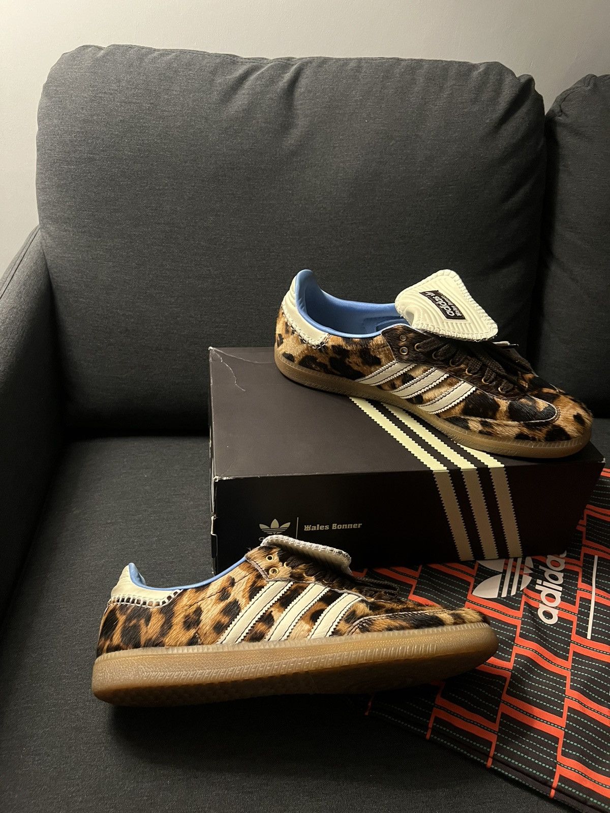 Adidas × Wales Bonner adidas wales bonner leopard print Size US 10 / EU 43 - 3 Thumbnail