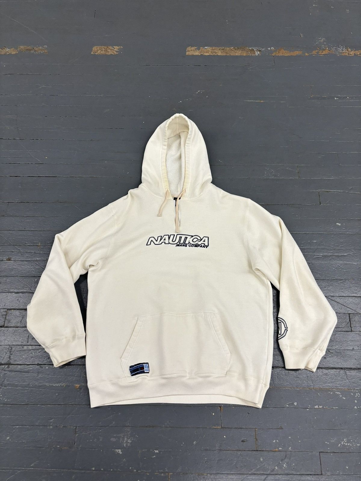 Nautica × Vintage Vintage Nautica jeans company hoodie Y2K Size US XL / EU 56 / 4 - 1 Thumbnail