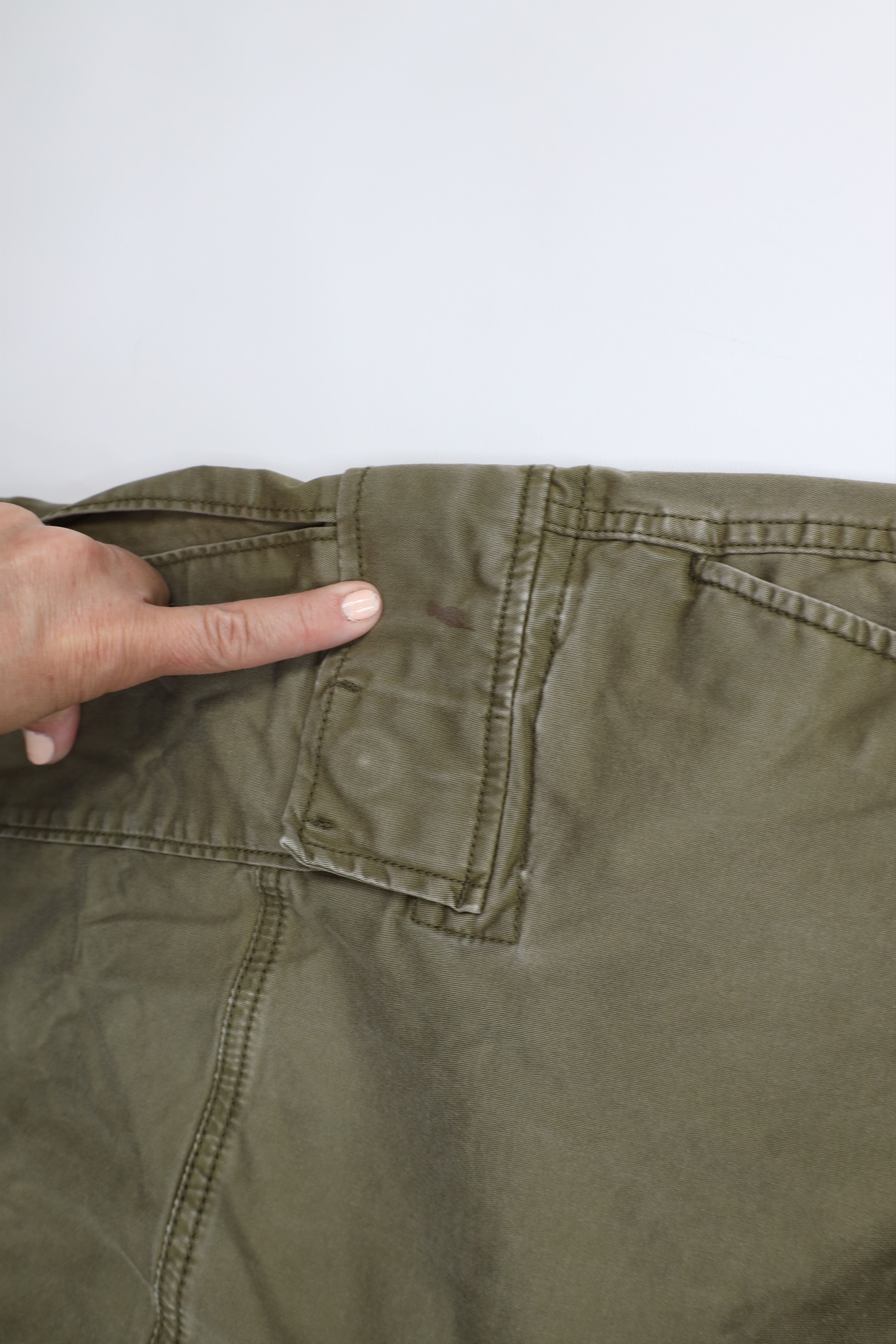 Lands' End Vintage Lands End Relaxed Wide Leg Cargo Pants Green Size US 38 / EU 54 - 8 Thumbnail