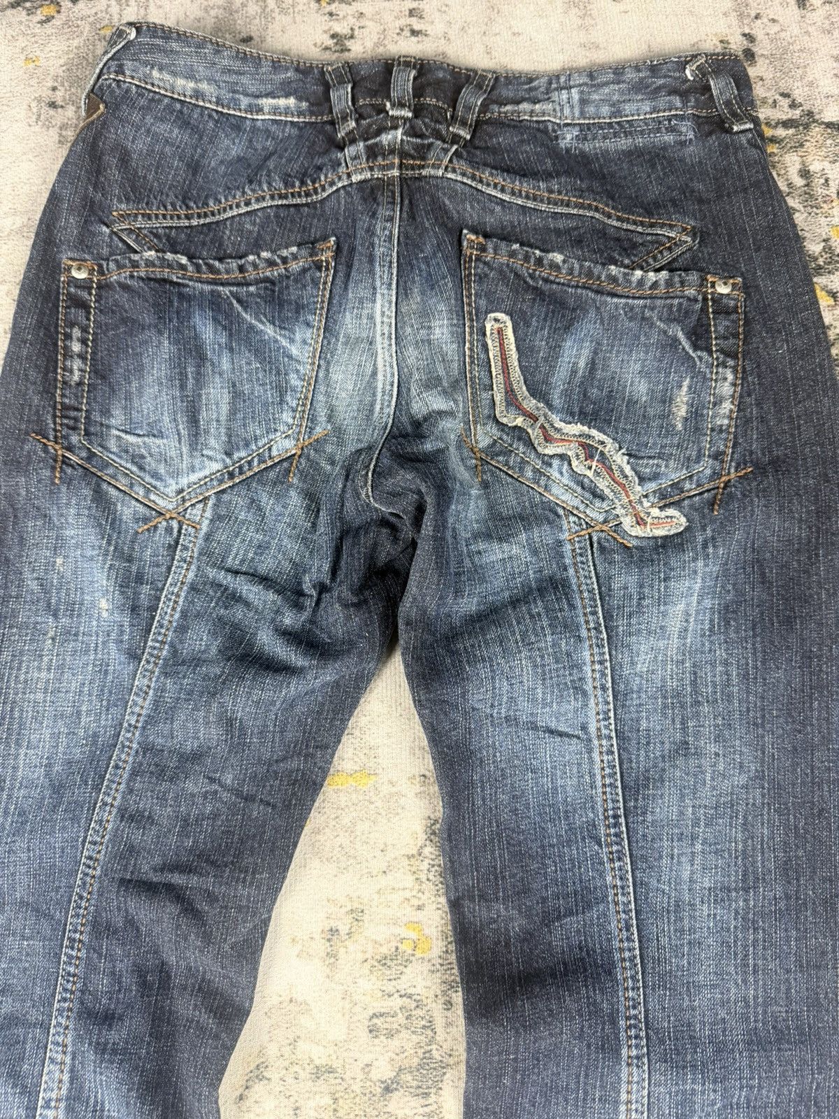 Marithe + Francois Girbaud 2000s Vintage Rare Marithe Francois Girbaud Mudwash Jeans Size US 30 / EU 46 - 5 Thumbnail