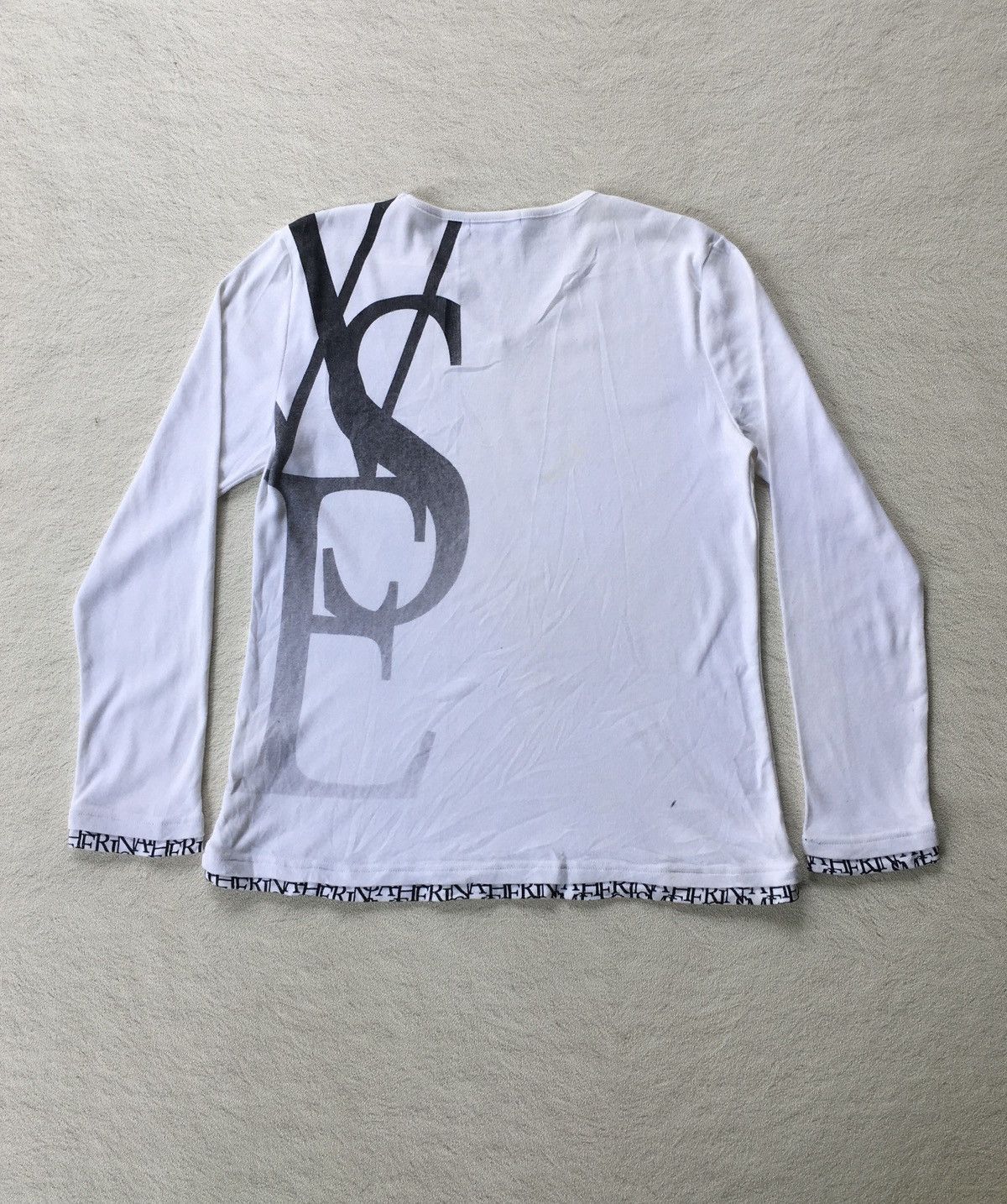 semanticdesign 2000s Semantic Design V-neck Longsleeve Size US L / EU 52-54 / 3 - 4 Thumbnail