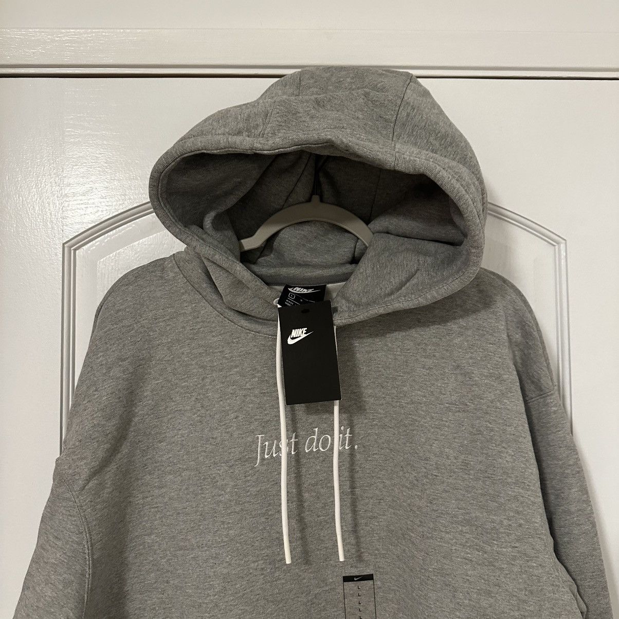 Nike Nike NSW "Just Do It" Heavyweight Grey Hoodie CI9406-063 Size US L / EU 52-54 / 3 - 2 Thumbnail