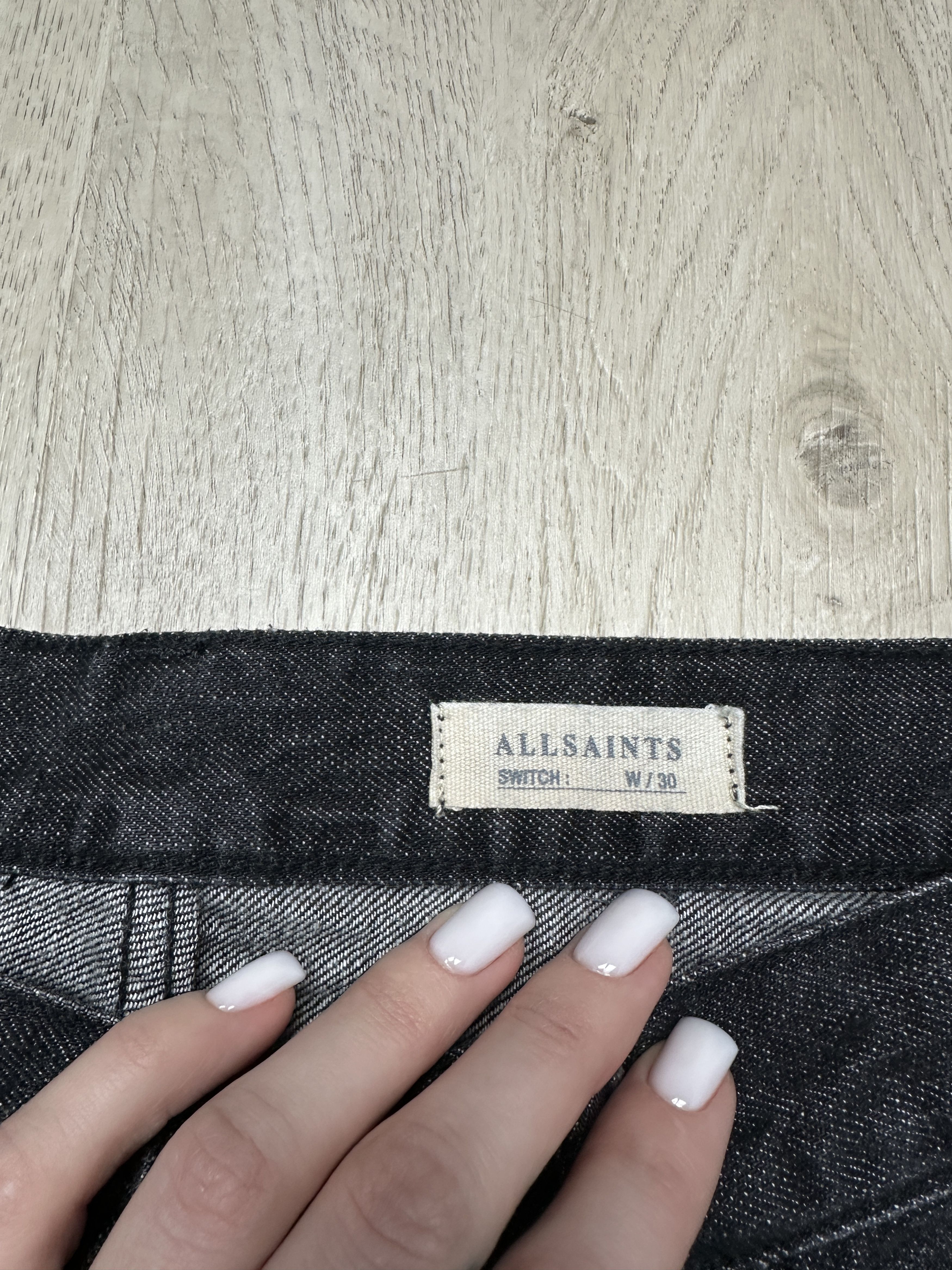 Allsaints Allsaints Hancox Mens Denim Shorts Size US 30 / EU 46 - 3 Thumbnail