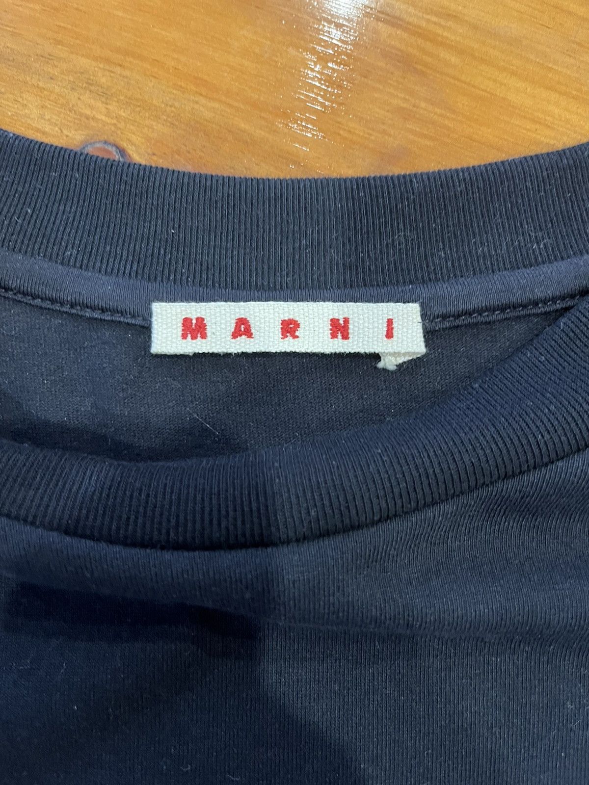 Marni Marni Logo flocked Tshirt Size US XL / EU 56 / 4 - 7 Thumbnail