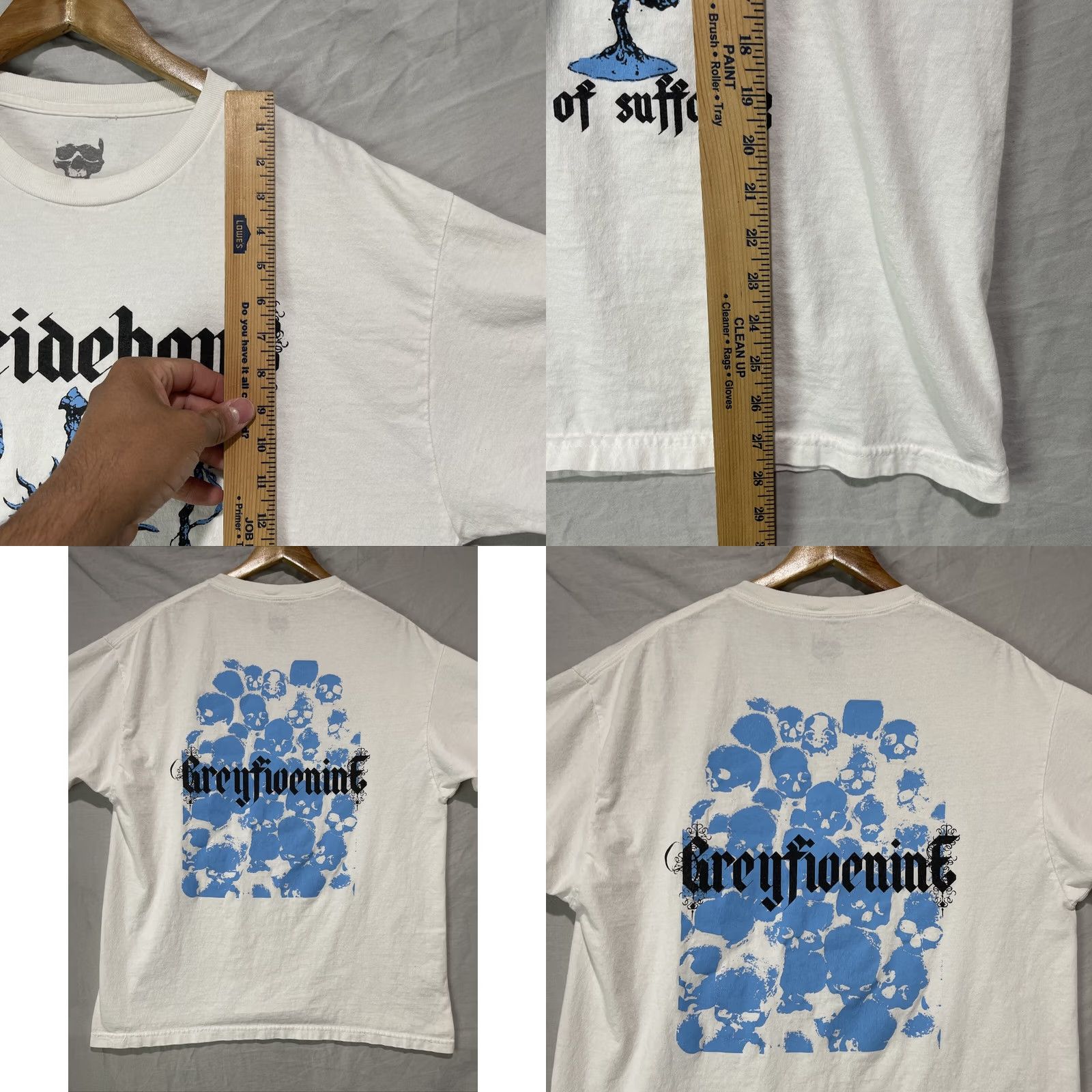 Vintage Suicideboys Shirt Mens XL White G59 Long Term Effects Of Suffering Greyfivenine Shirt Size US XL / EU 56 / 4 - 8 Thumbnail
