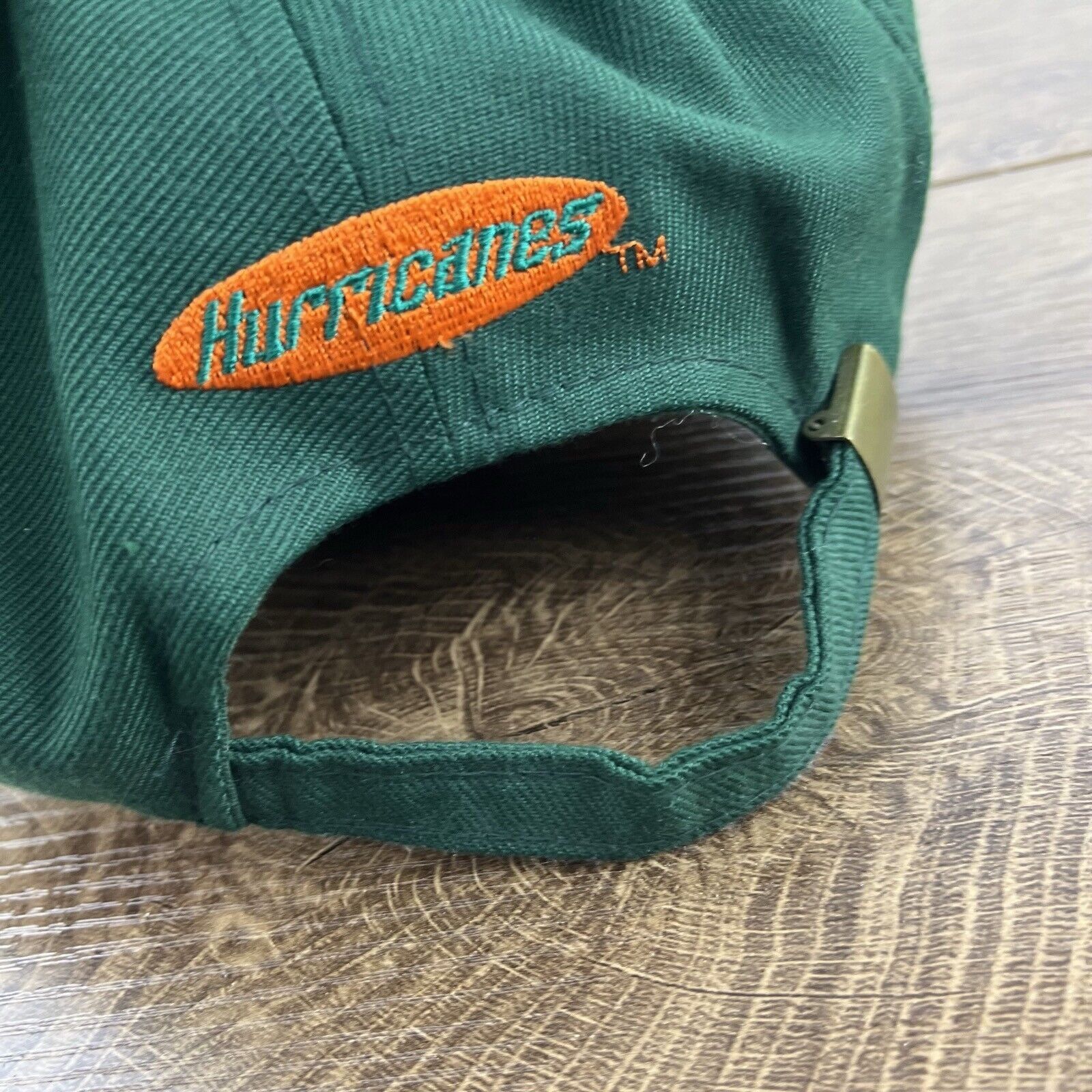 Other Vintage Miami Hurricanes Hat Green NCAA Cap Adjustable Green Size ONE SIZE - 11 Thumbnail