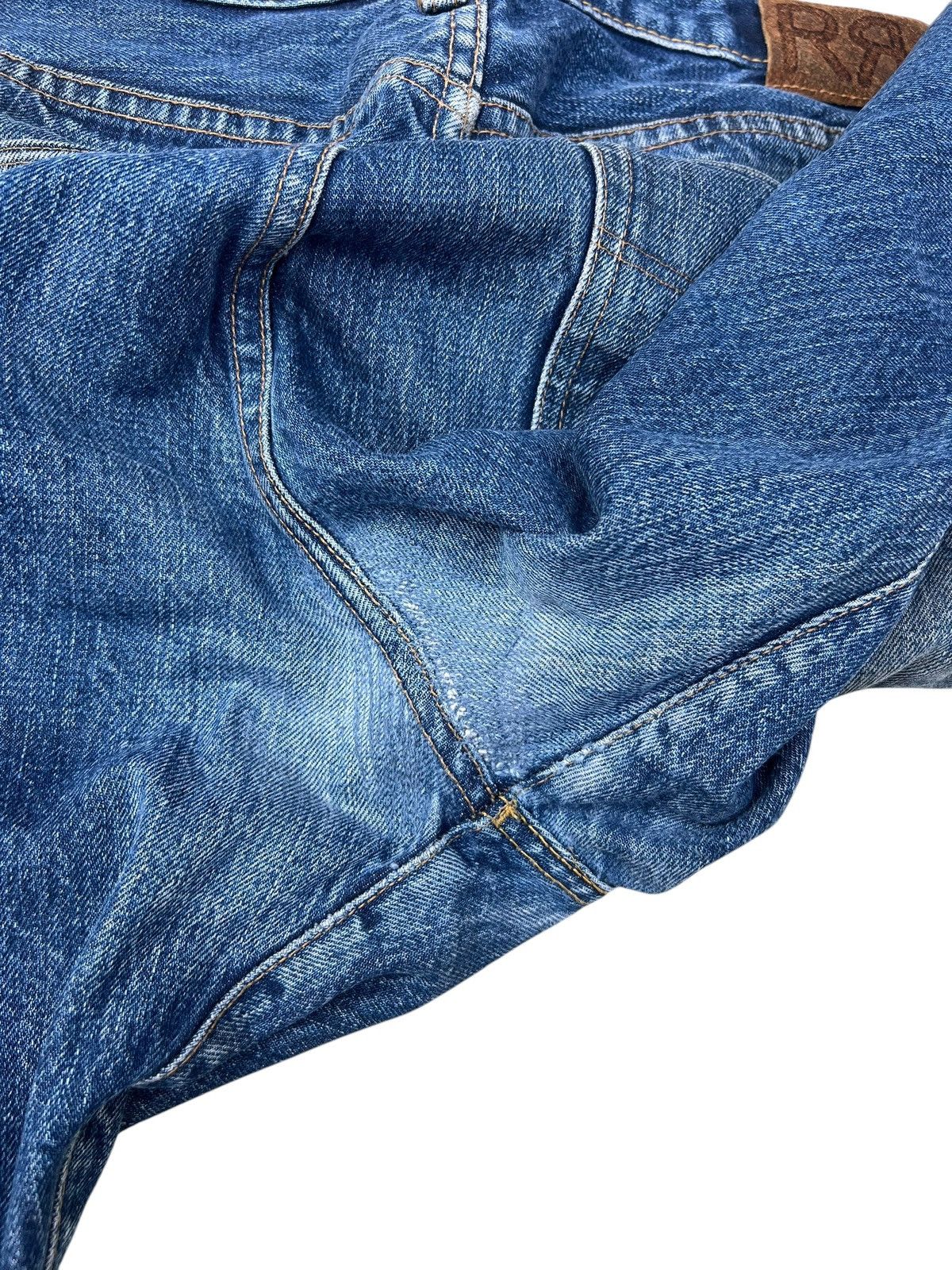 Ralph Lauren Vintage RRL Hidden Rivets Dirty Mud Denim Selvedge Jeans Size US 36 / EU 52 - 19 Thumbnail