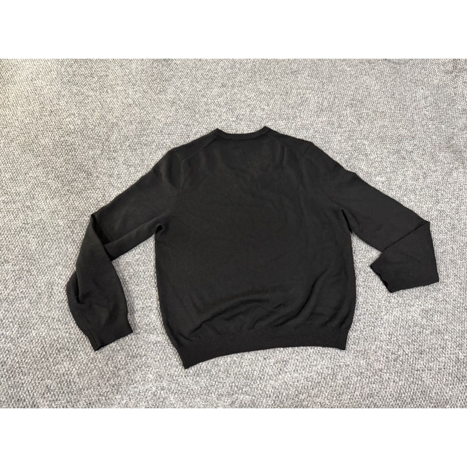 Brooks Brothers Brooks Brothers Sweater Mens M Black Merino Wool V-Neck Stretch Knit Pullover Long Sleeve Zipper Logo Classic 90s? Size US M / EU 48-50 / 2 - 5 Thumbnail