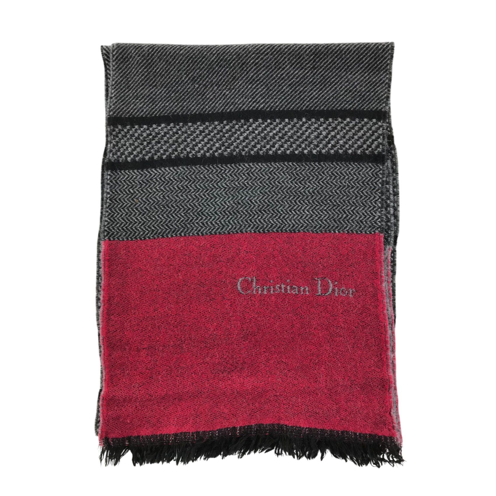 Vintage Christian Dior Monsieur Scarf / Muffler / Neckwear - WW2878 Size ONE SIZE - 2 Thumbnail