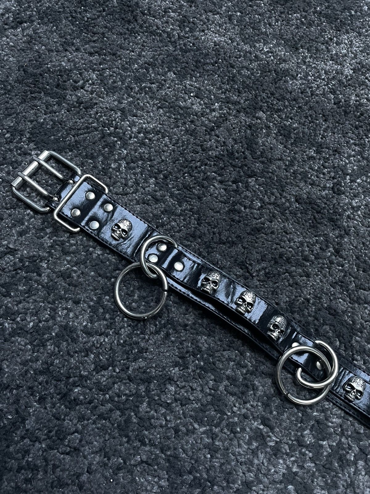 小物 archive belt grunge goth punk opium y2k Sexpot Revenge Skull Belt Y2K Vintage Archive Opium Goth