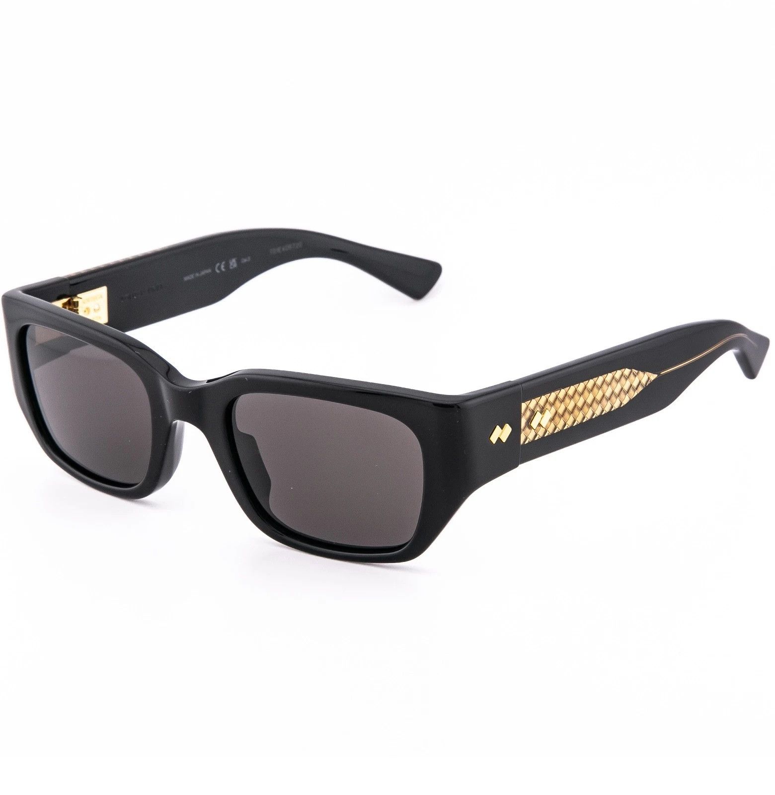 Bottega Veneta BOTTEGA VENETA 1400 BV1400S Intrecciato Black Bold 001 Size ONE SIZE - 4 Thumbnail