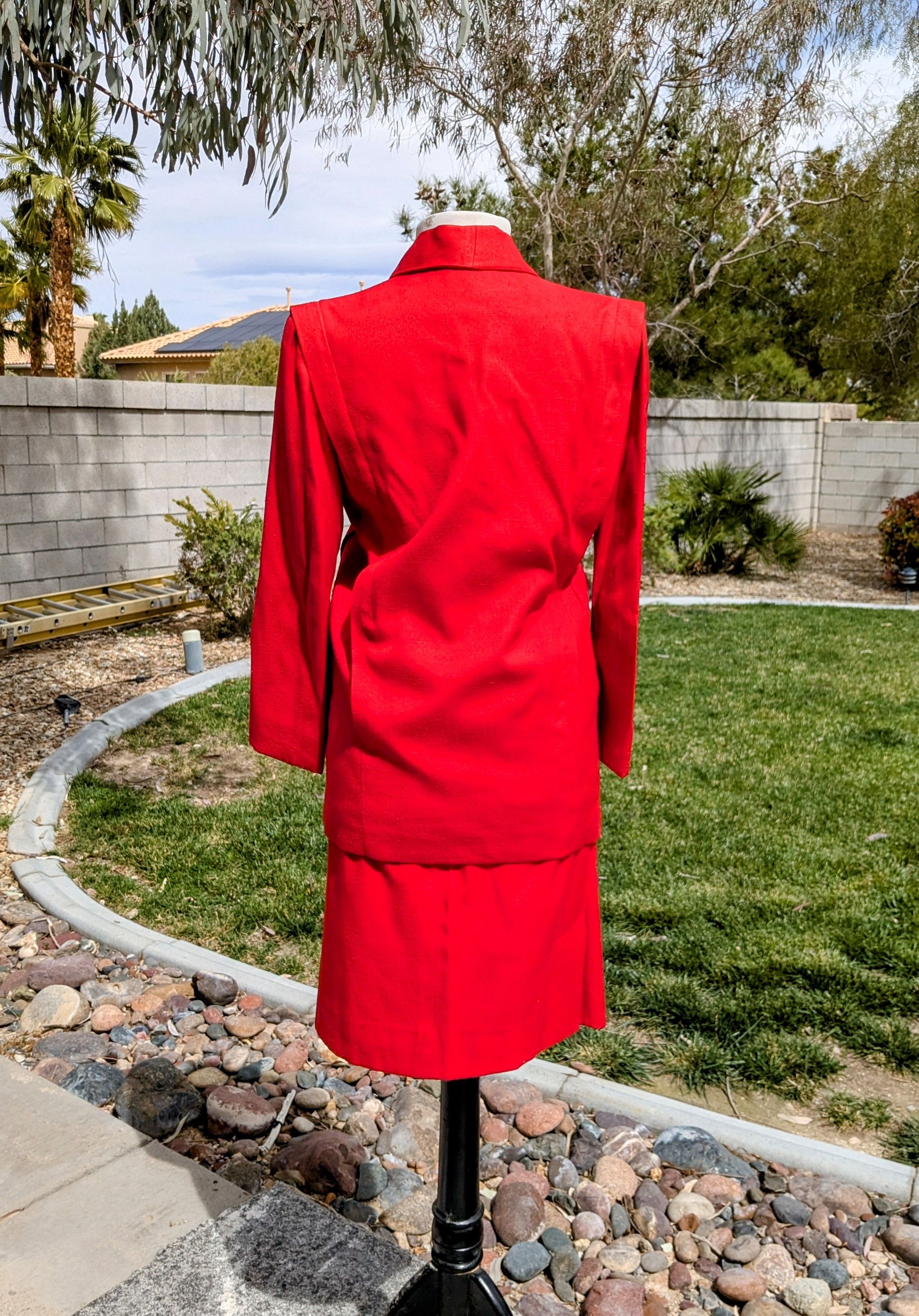 Vintage Peabody House 2pc DoubleBreasted Jacket+Skirt Separate Suit Size M / US 6-8 / IT 42-44 - 4 Thumbnail