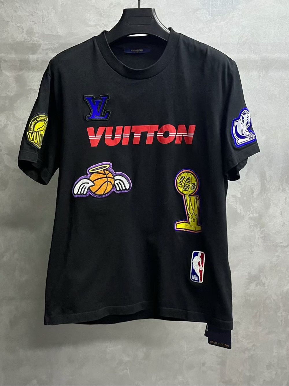 Louis Vuitton Louis Vuitton NBA Logo T-Shirt | Grailed