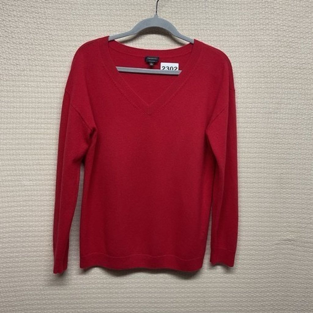 Talbots Talbots Cashmere Long Sleeve V-Neck Sweater Pullover Women L Size L / US 10 / IT 46 - 1 Thumbnail