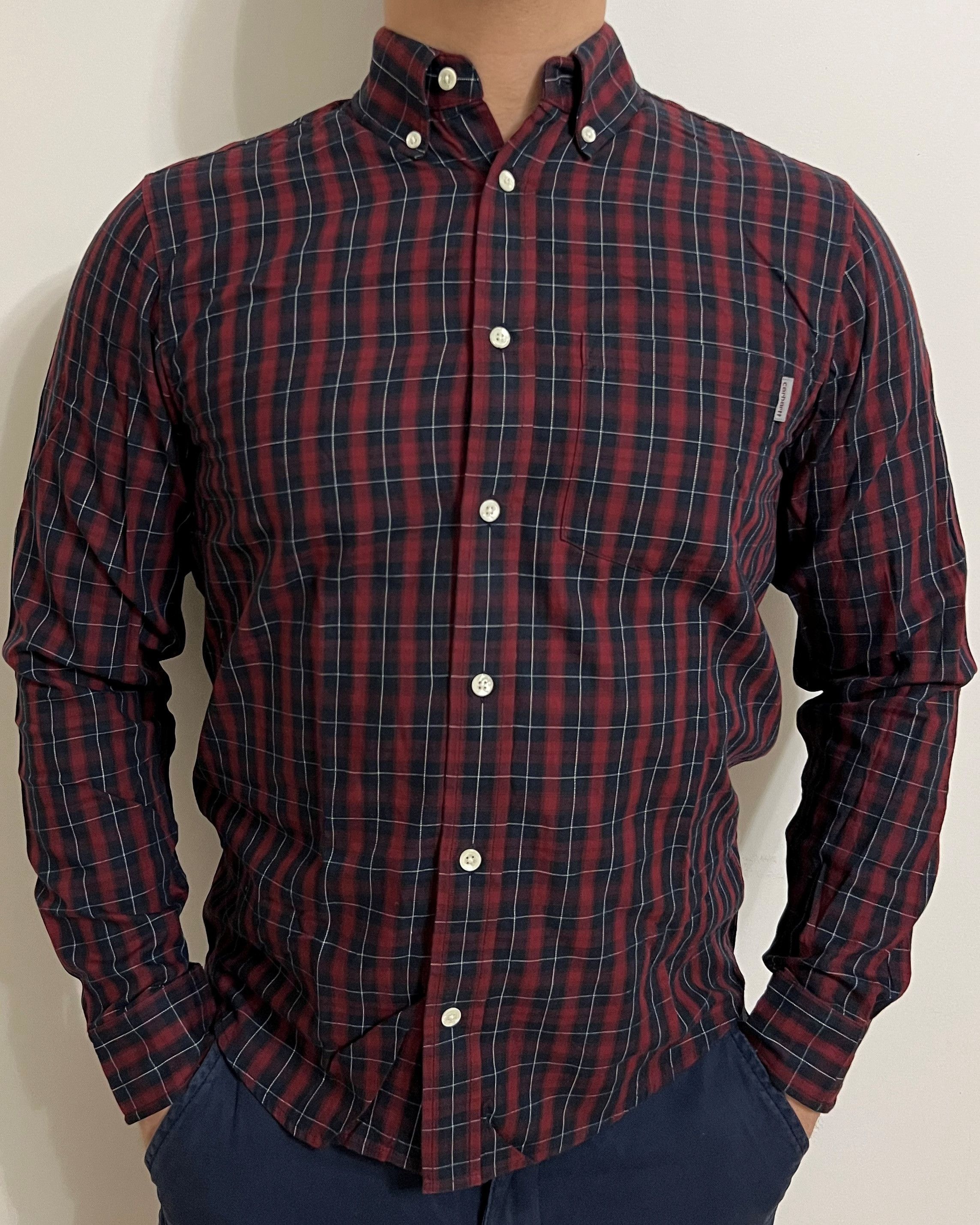 Carhartt × Carhartt Wip × Vintage VINTAGE CARHARTT WIP CHECK SHIRT Size US S / EU 44-46 / 1 - 1 Thumbnail