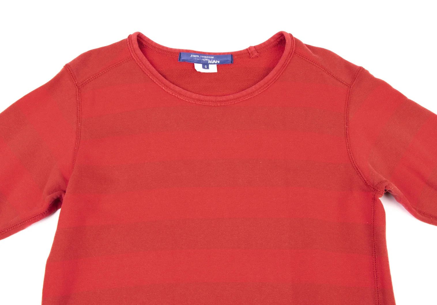 Junya Watanabe Shadow Stripe Sweatshirt in Red Size S Size US S / EU 44-46 / 1 - 2 Thumbnail